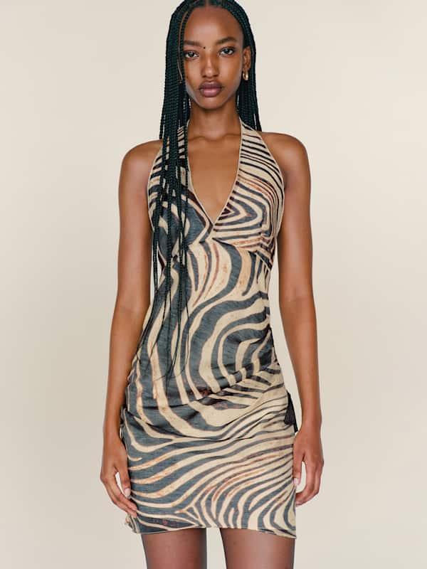 shell dress mini SHELL CORSET MINI DRESS IN LIGHT BLUE