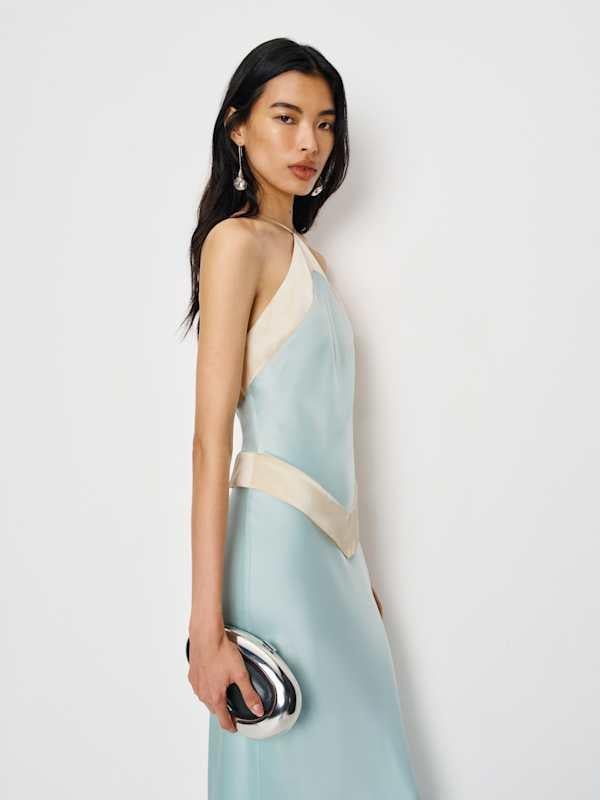 tinsley cable halter dress Tinsley Tube Dress, in Black Luxe Satin | Show Me Your Mumu
