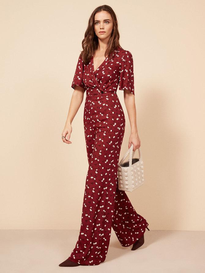 Reformation Synthetic Alice Jumpsuit in 