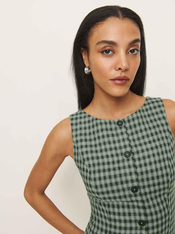 elora ivory linen dress Ellora Dress in Ivory – Isalis main image 1