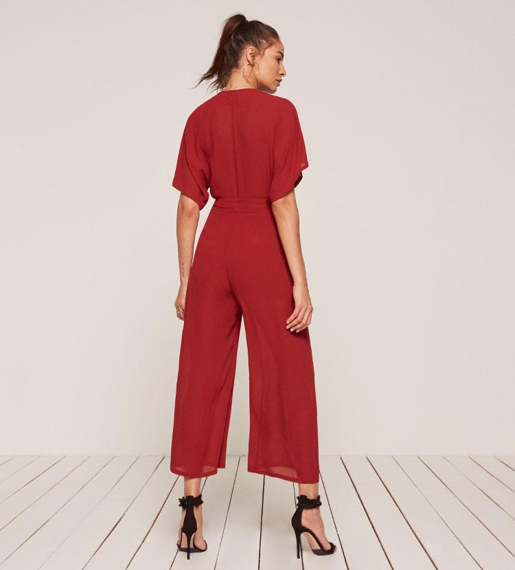 reformation swiss jumpsuit