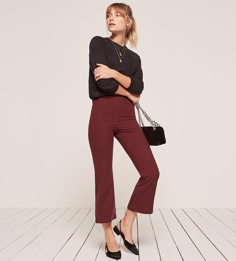 reformation joss pant