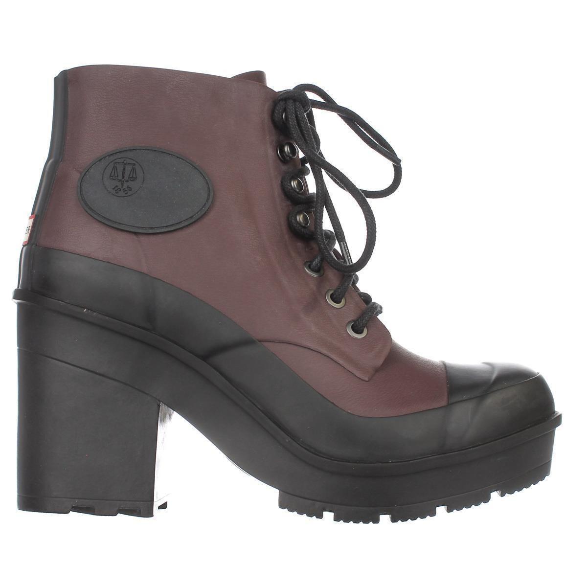 hunter lace up rain boots