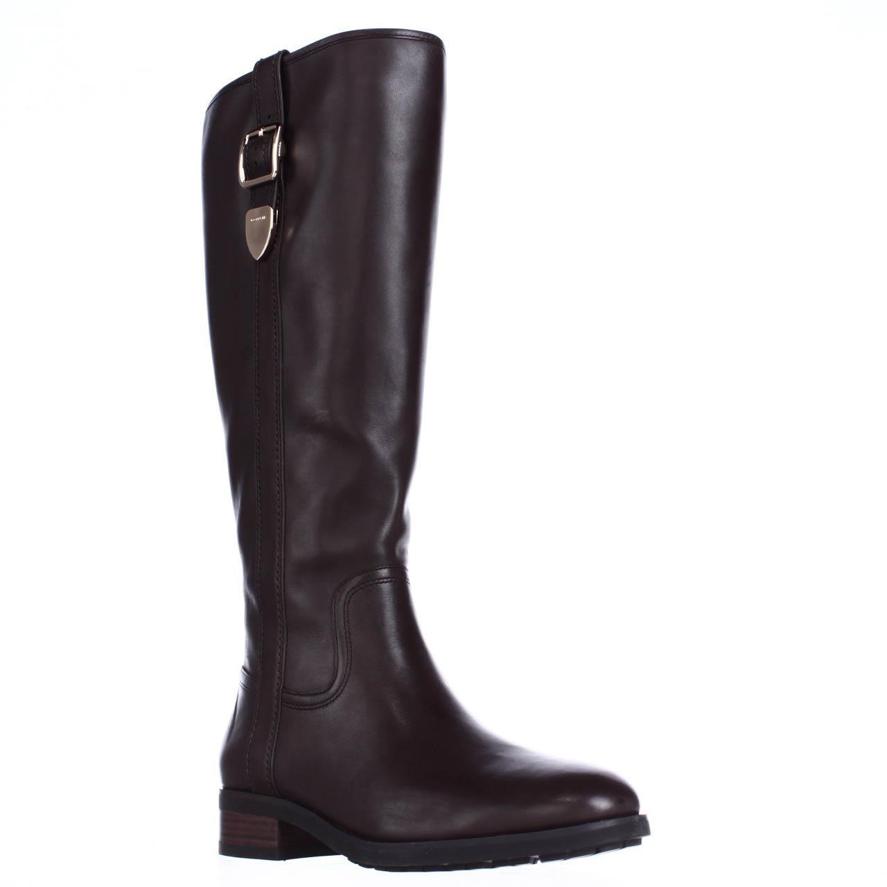 designer wide calf boots coach easton wide calf dress boots in brown lyst designer wide calf boots coach easton wide calf dress boots in brown lyst