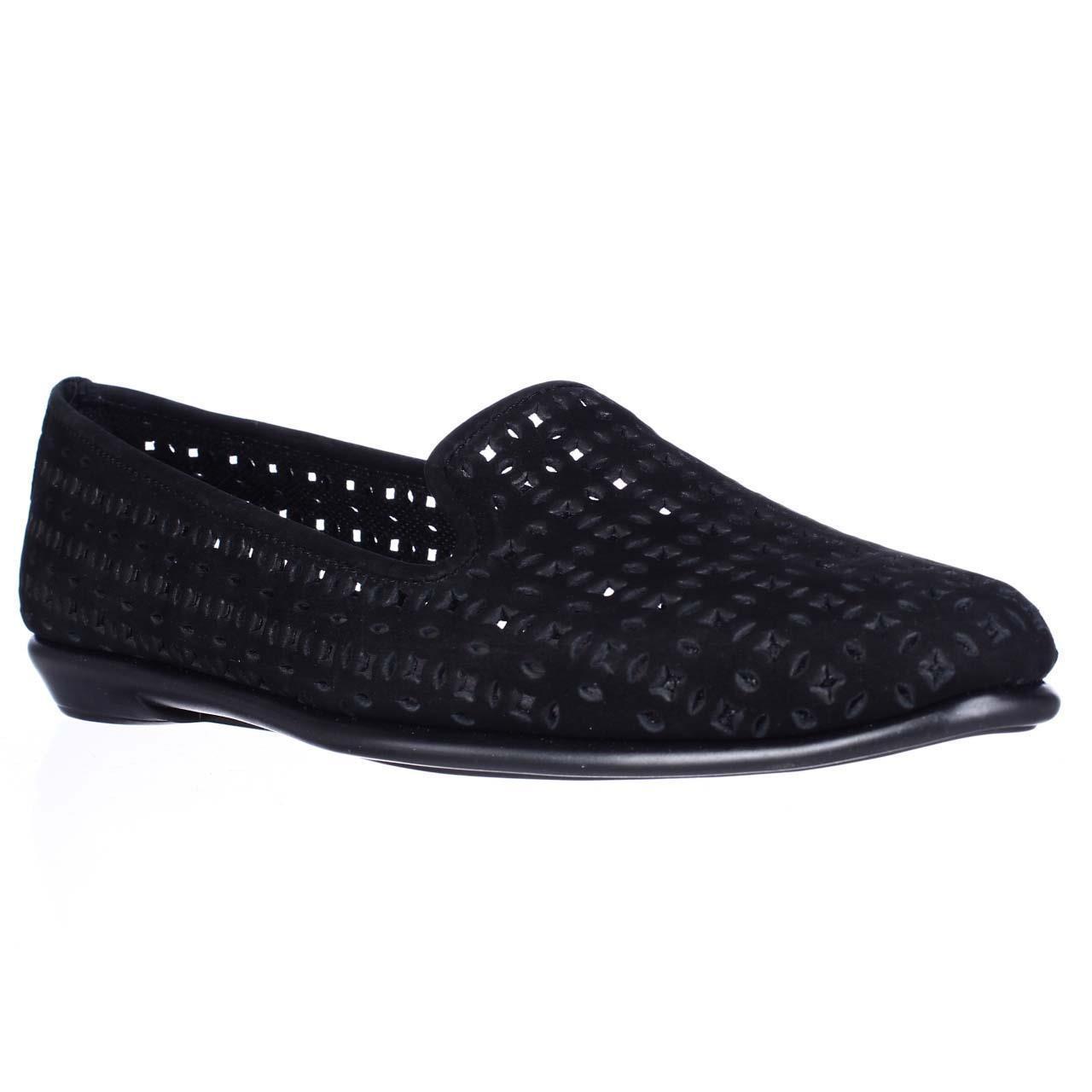 Aerosoles You Betcha Slip-on Perforated Loafers - Black ...