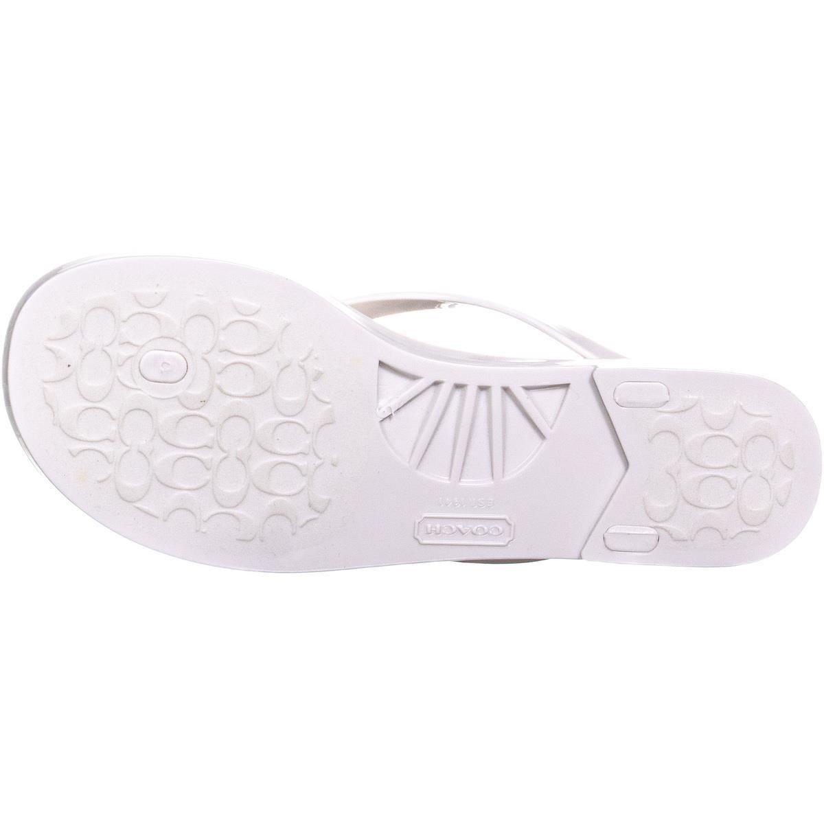 coach landon jelly flip flops