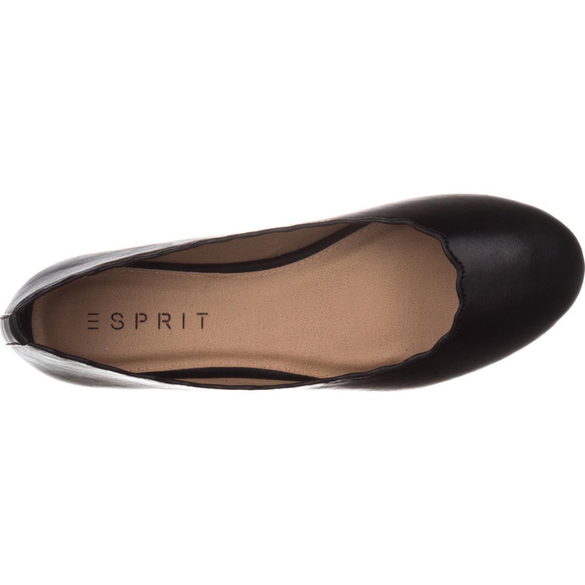 ballet flats with scalloped edges