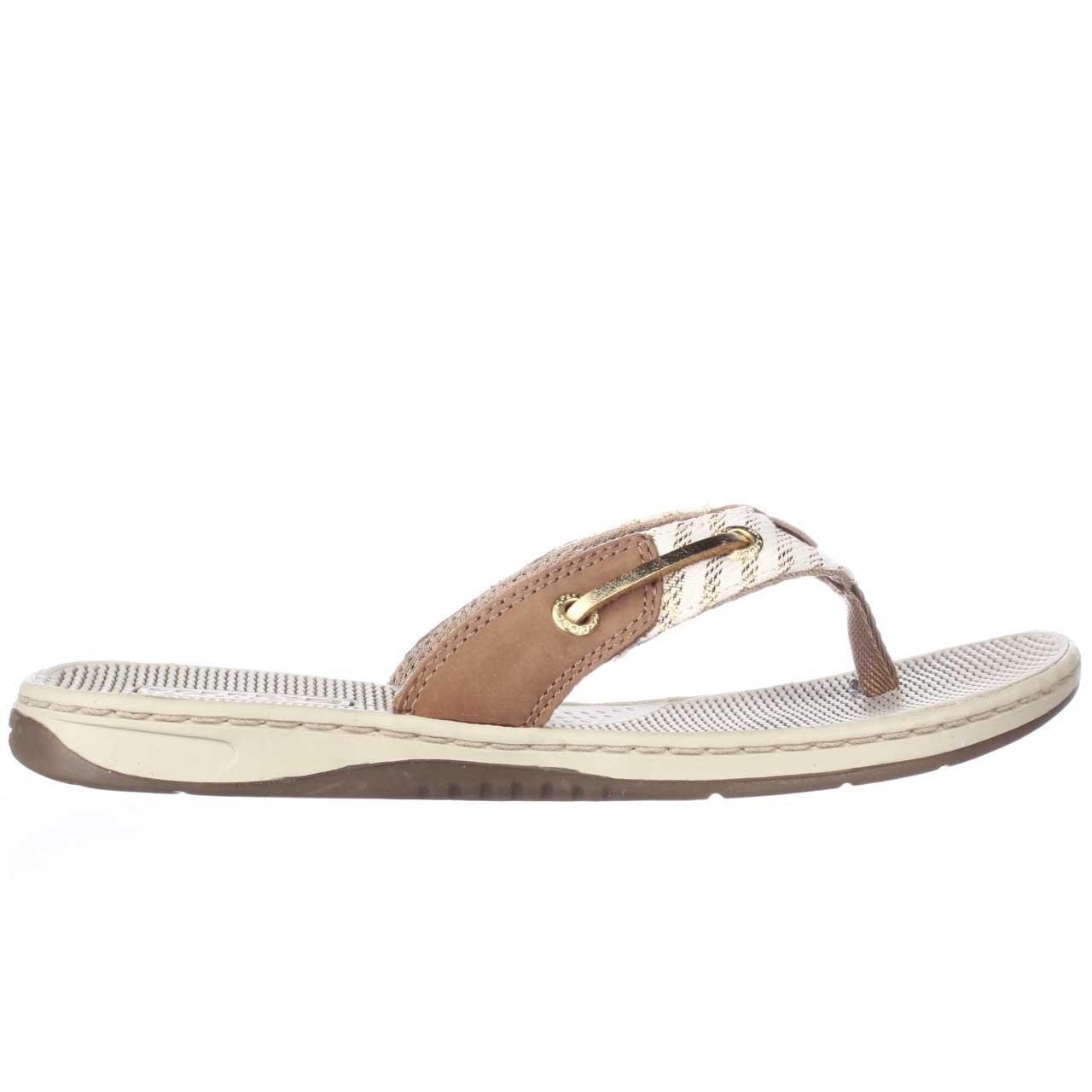 sperry women's seafish flip flops