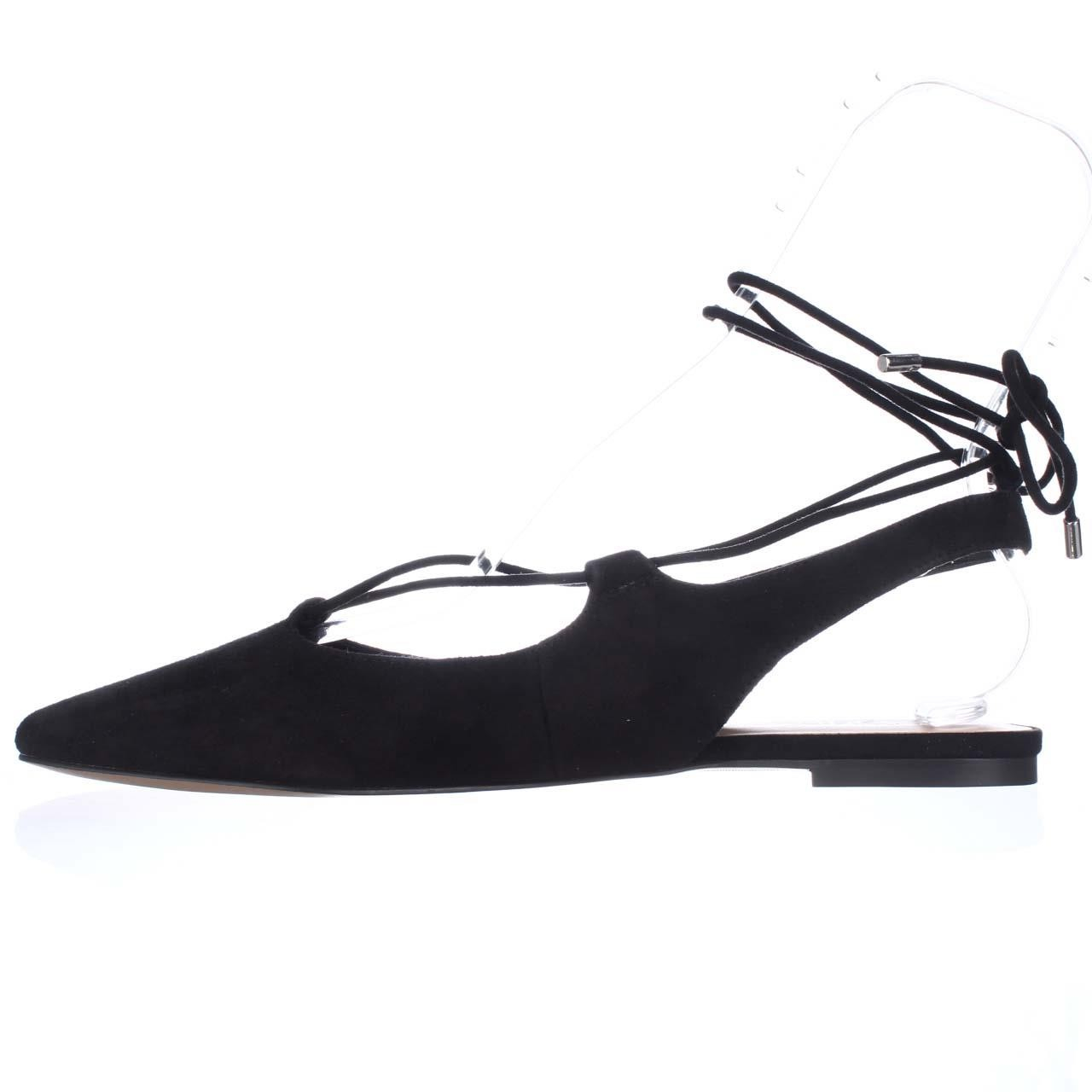 franco sarto flats with ankle strap