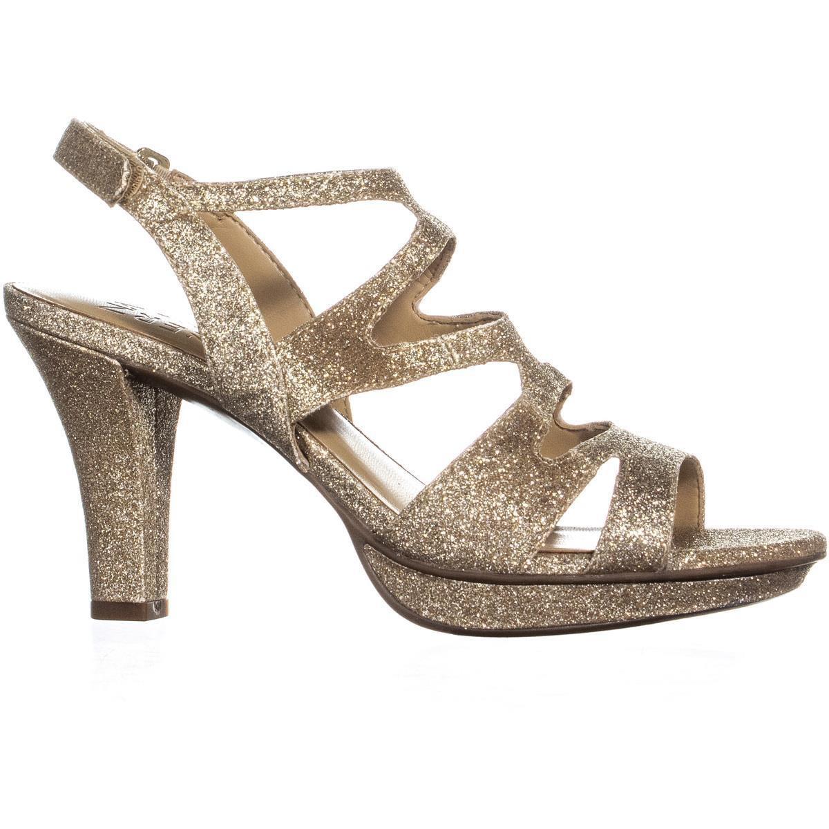 naturalizer dianna platform sandal gold