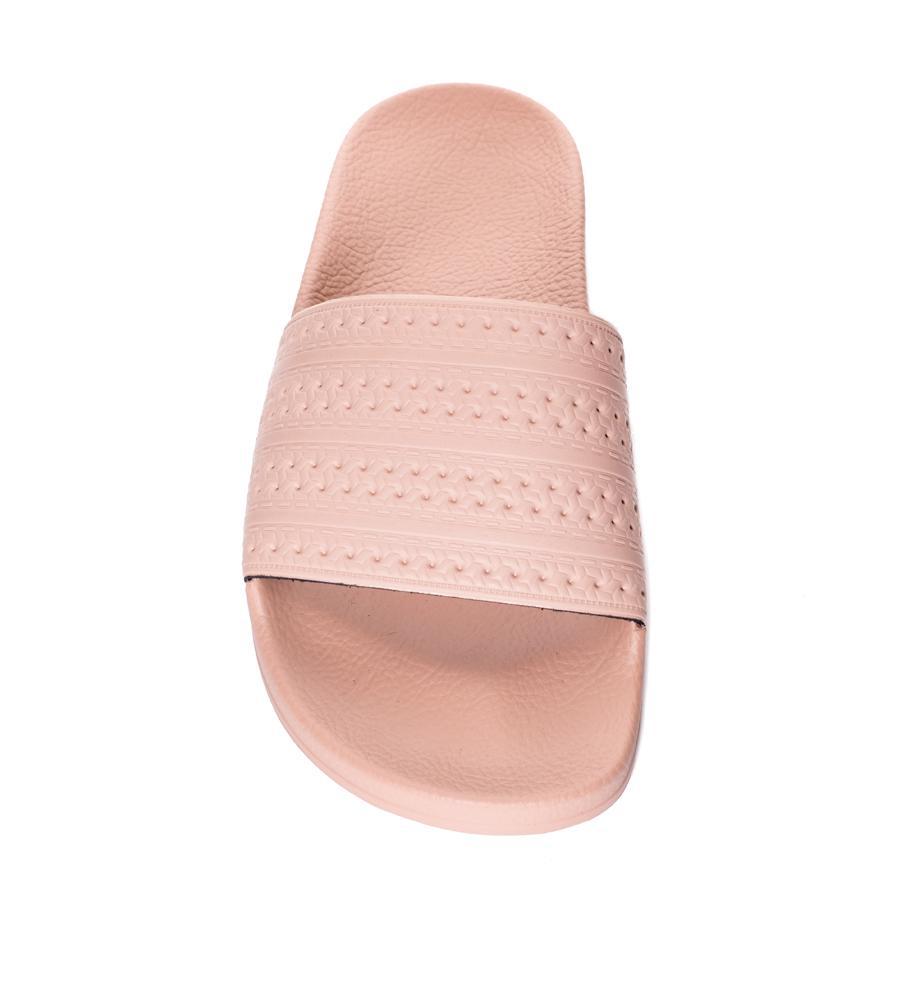 nude adidas slides