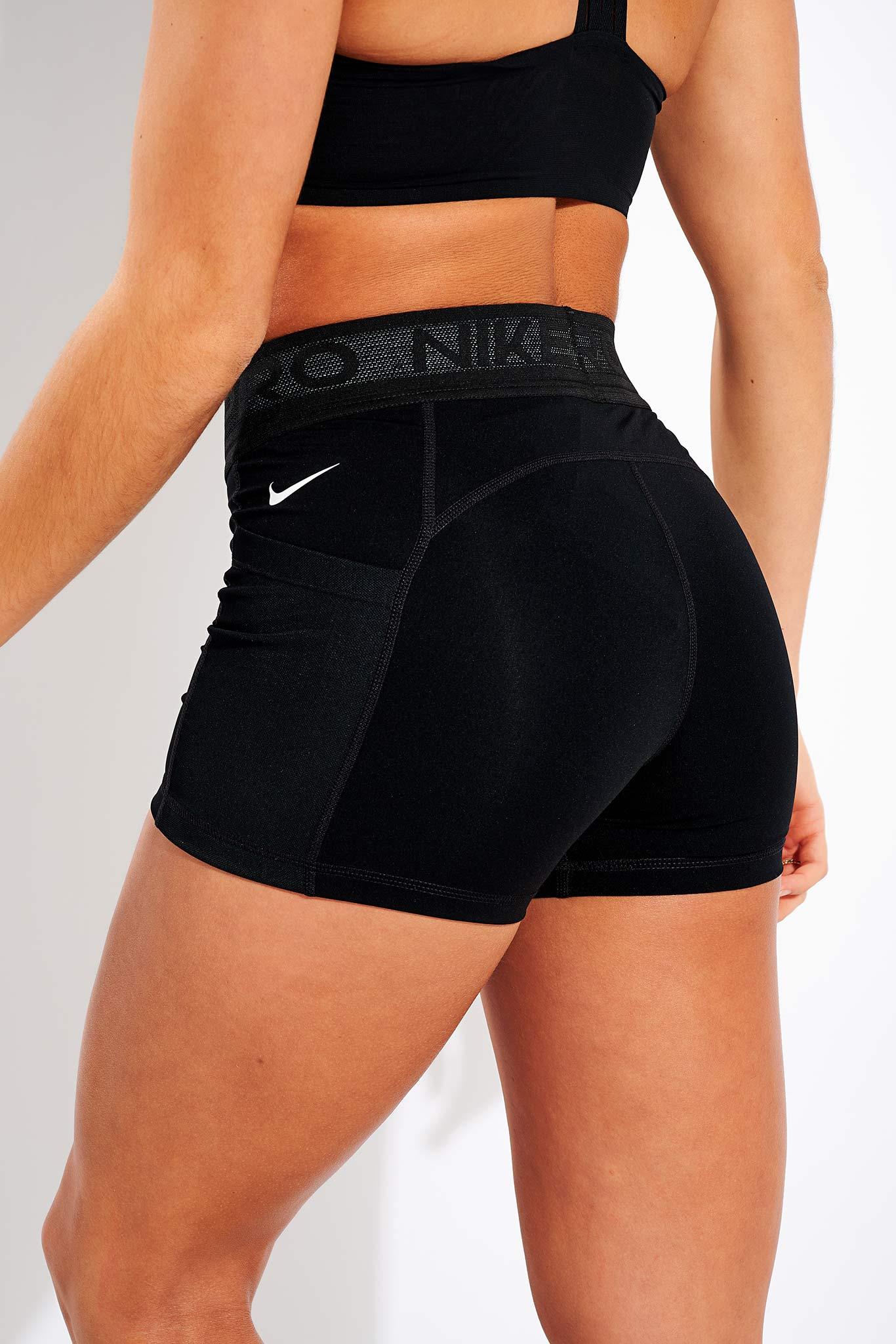 nike pro 3 shorts black