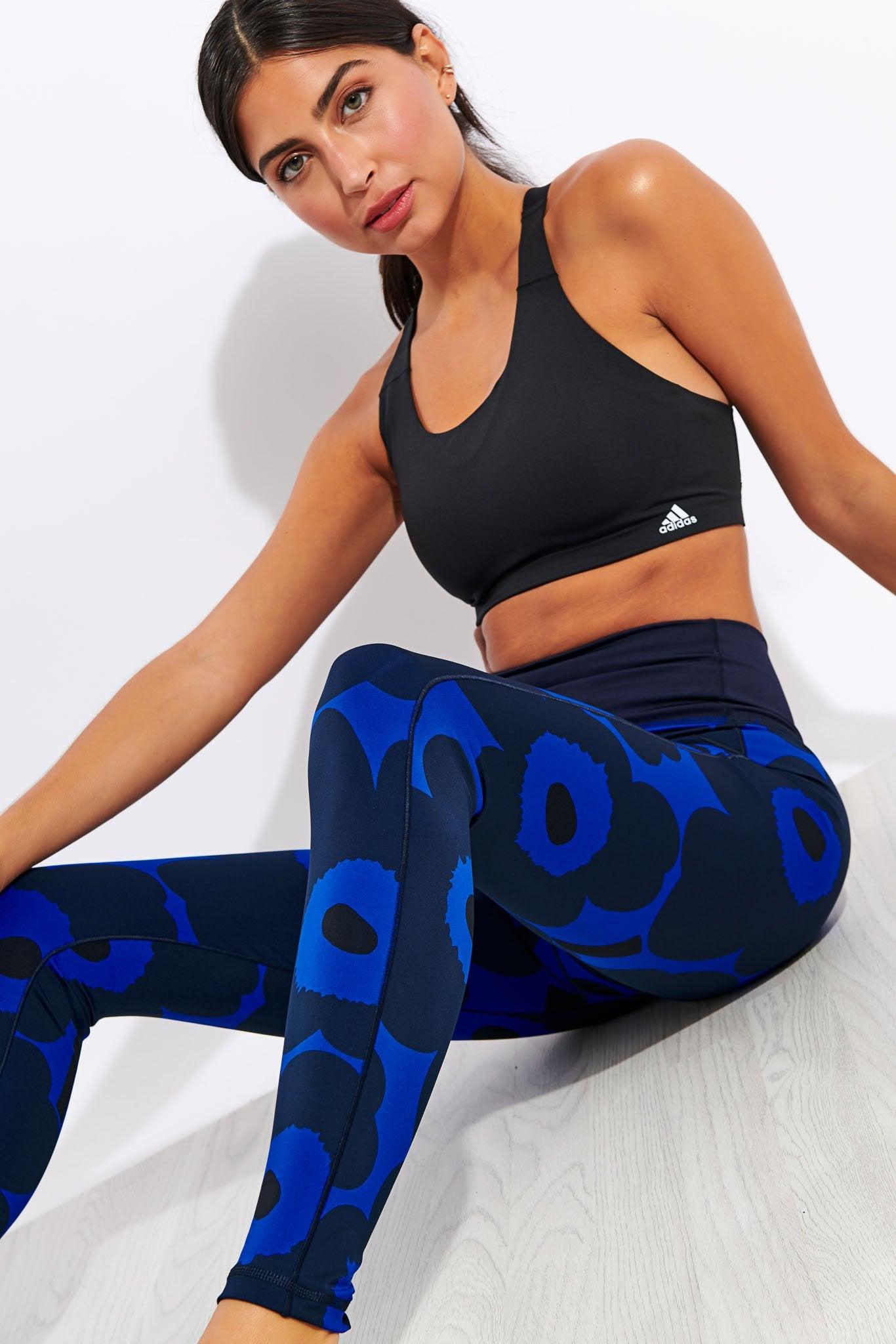 adidas Marimekko Believe This Long Leggings in Blue | Lyst