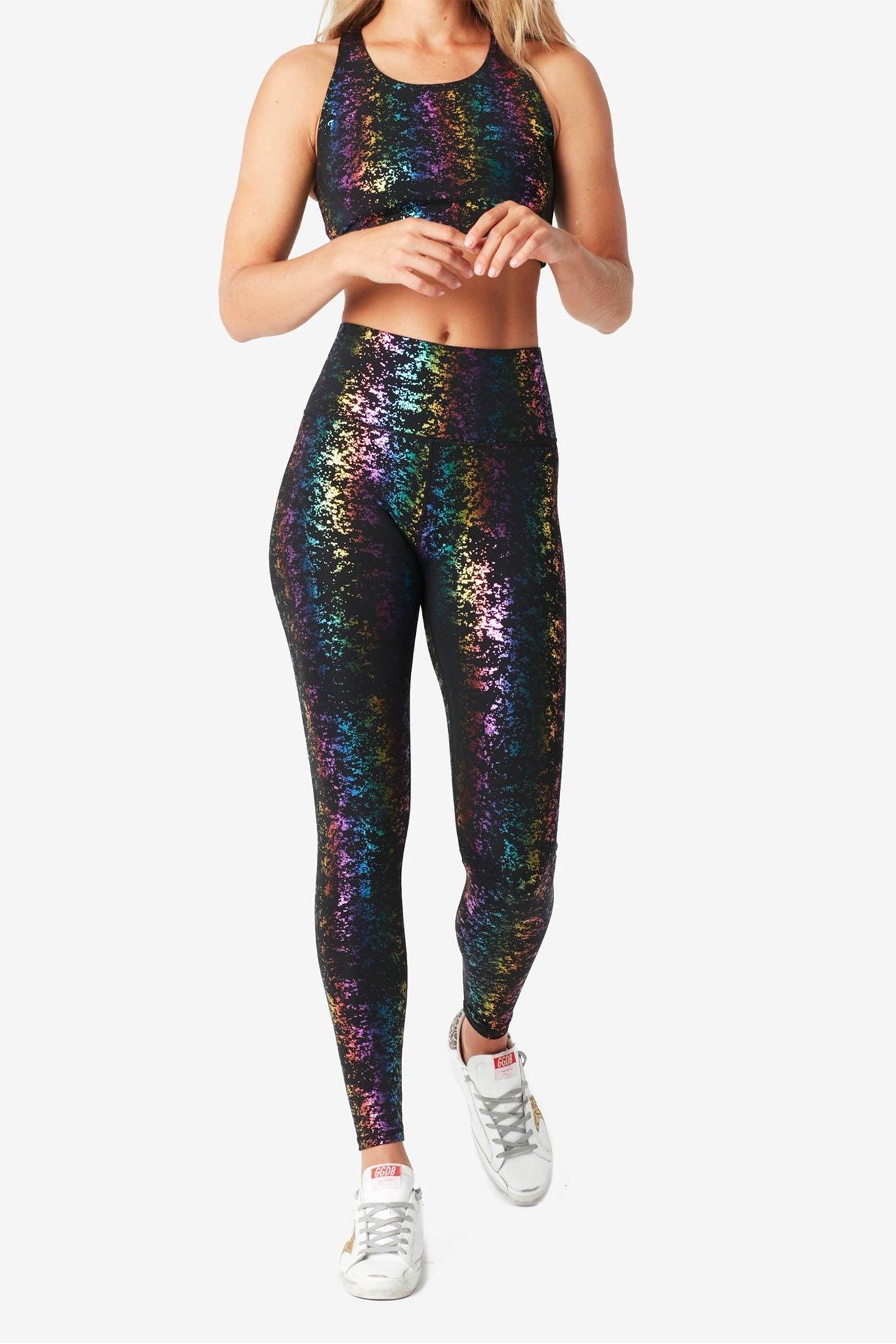 Terez Black Rainbow Foil Haze Uplift 
