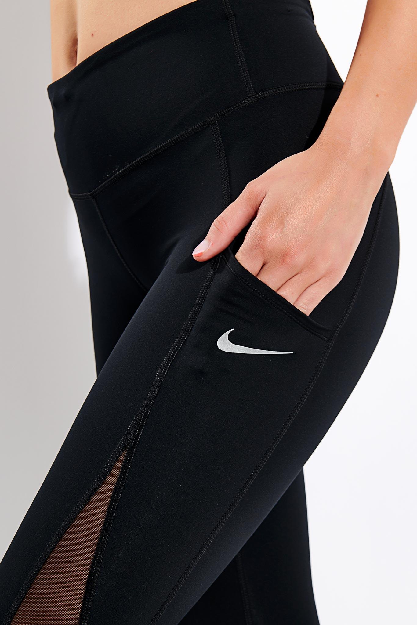 Nike Epic Luxe Cool 7/8 Pocket leggings in Black | Lyst