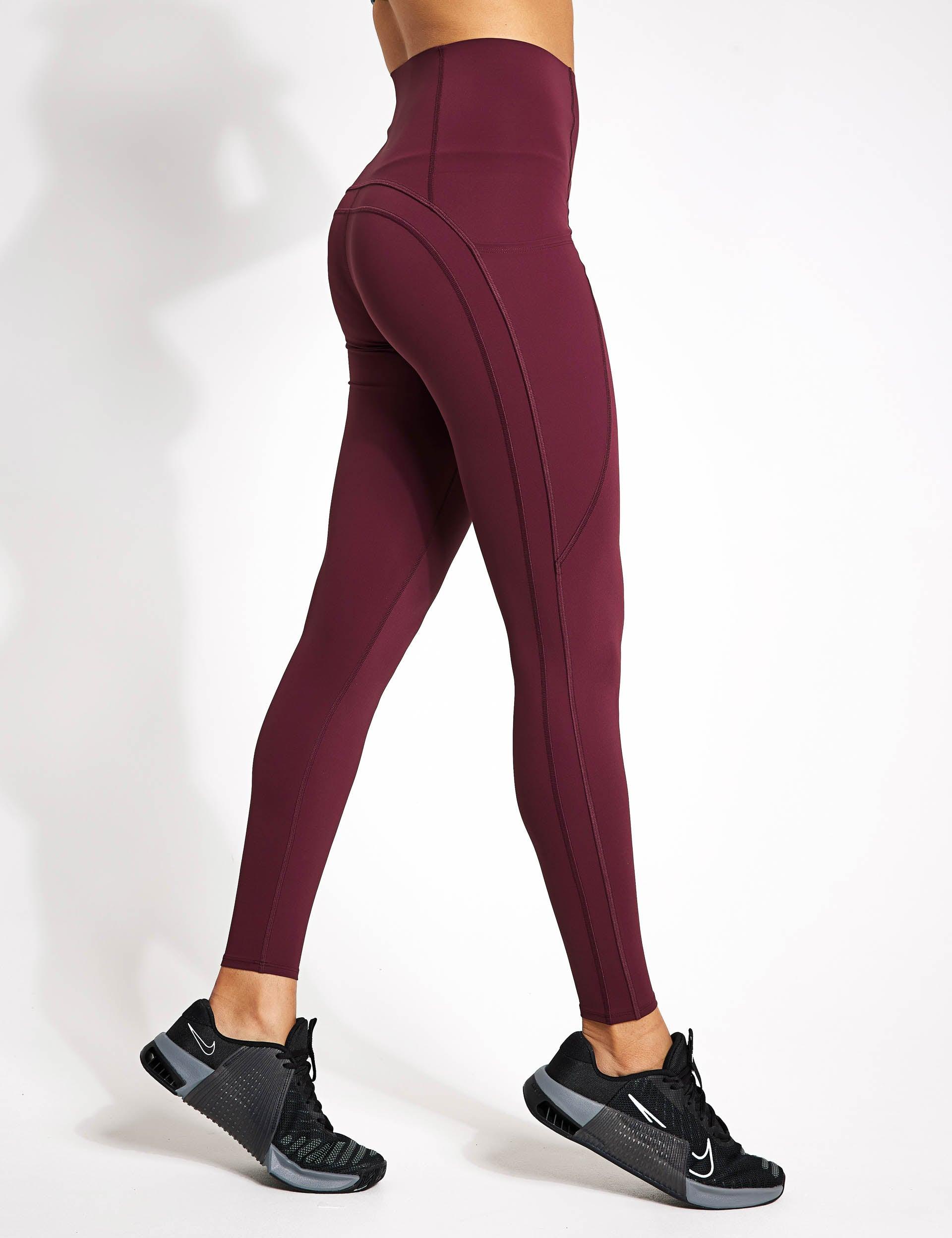 GOODMOVE Go Perform Sculpting Gym leggings in Red Lyst UK