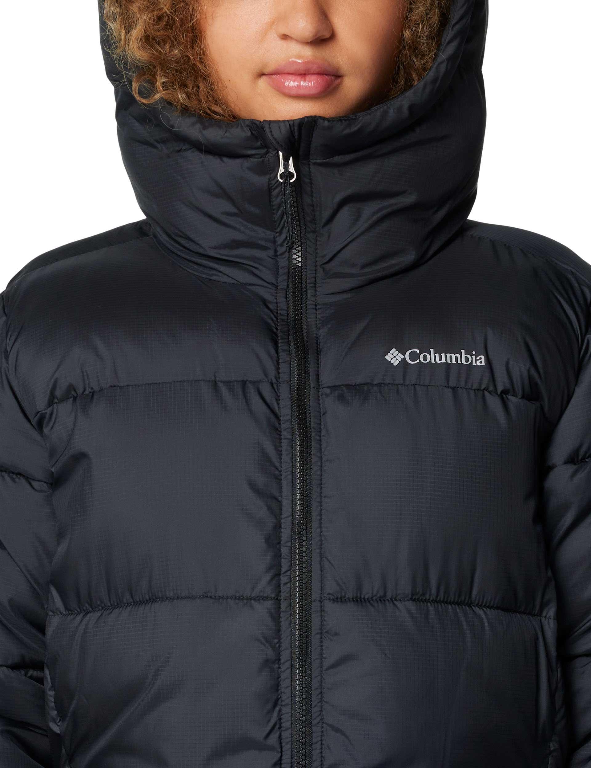 Columbia Pike Lake Ii Black Long Padded Jacket Women's
