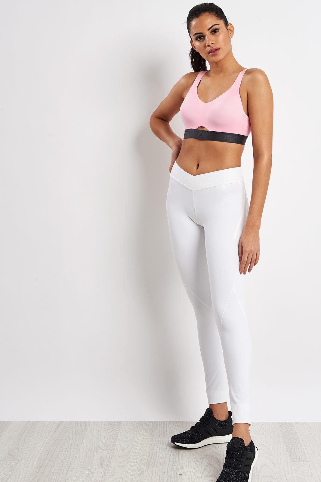 adidas Alphaskin Tech Climachill Long Tights in White | Lyst UK