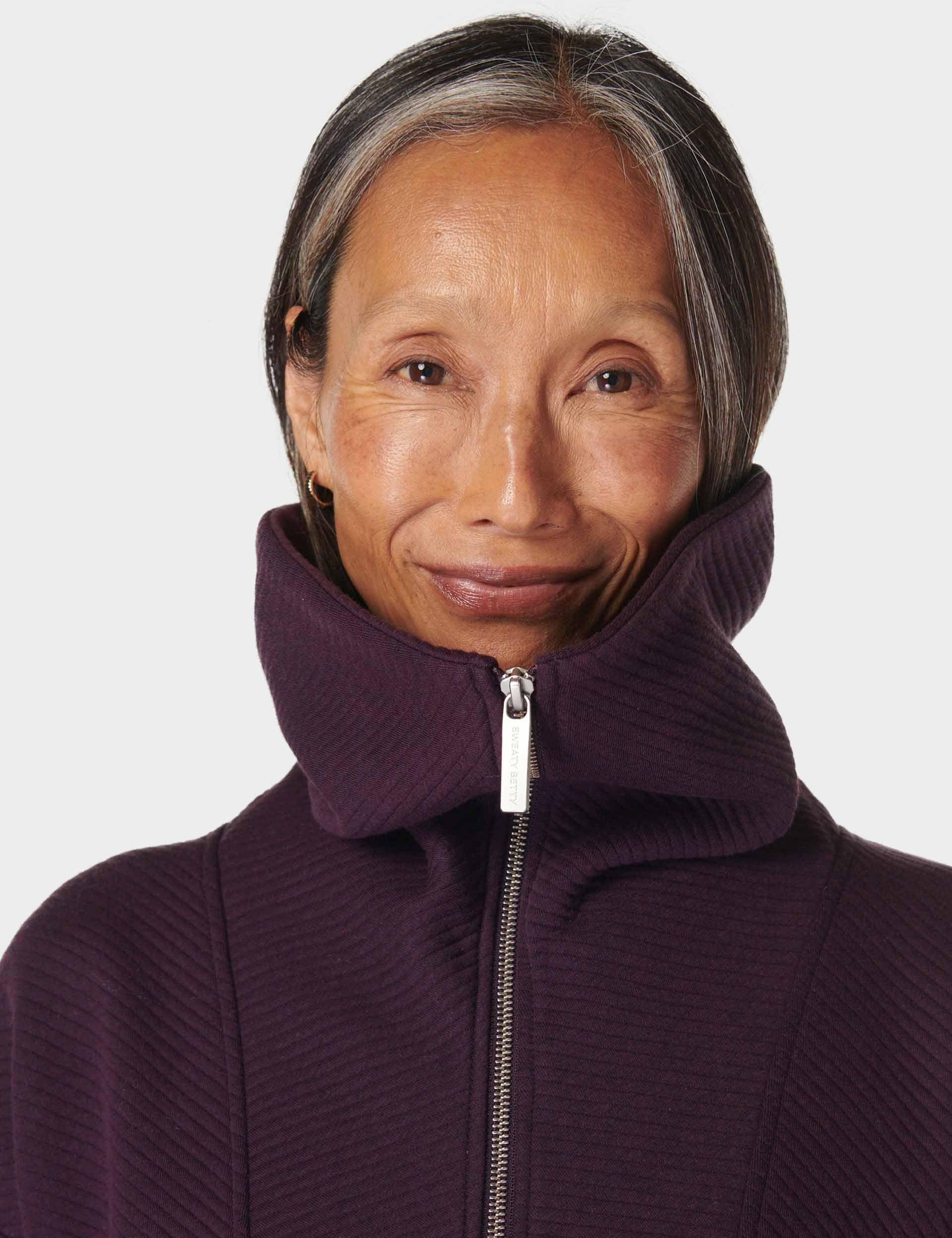 Sweaty Betty Women's Radiant Half Zip Sweatshirt in Purple | Lyst UK