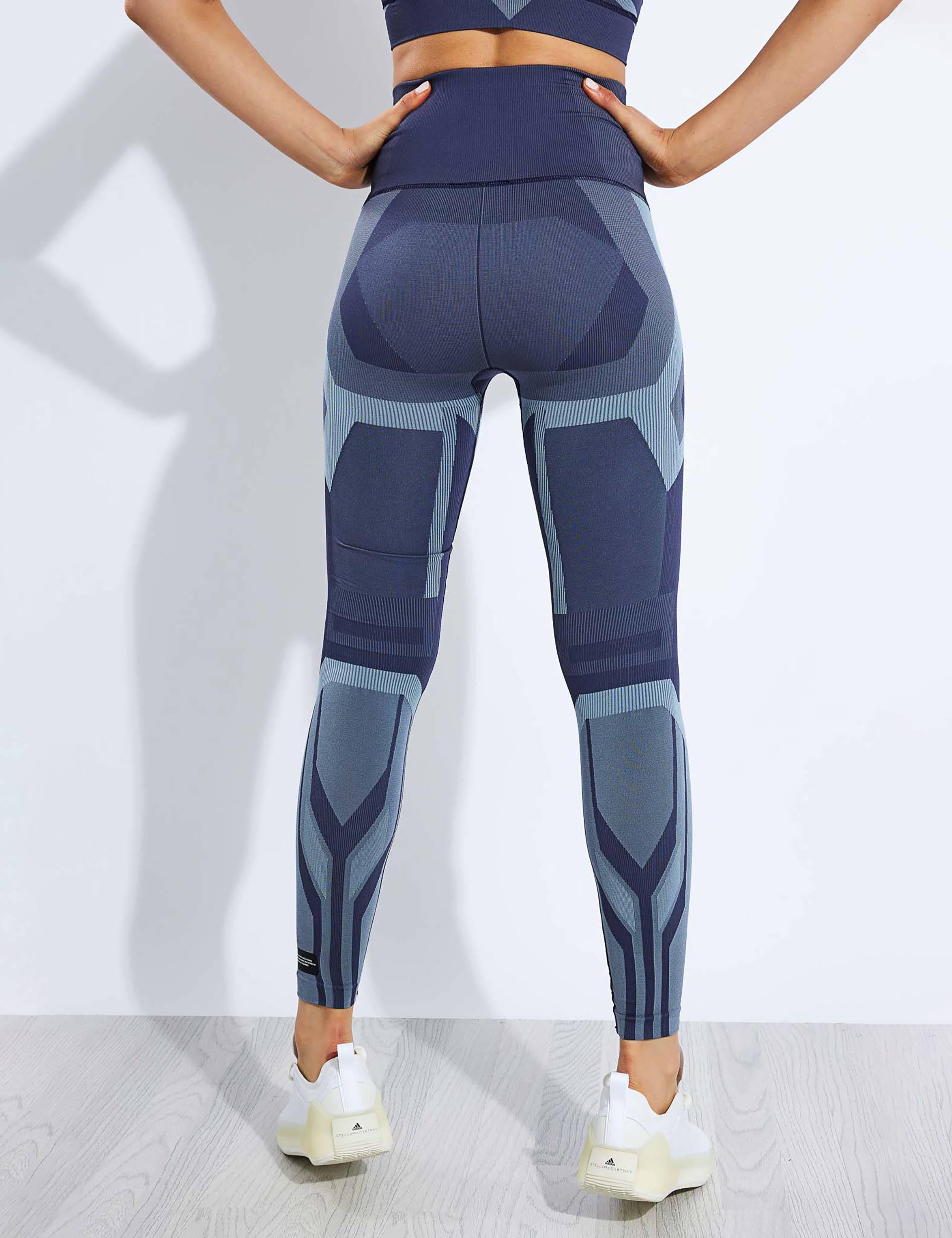 adidas Formotion Sculpt Two-tone Tights in Blue | Lyst