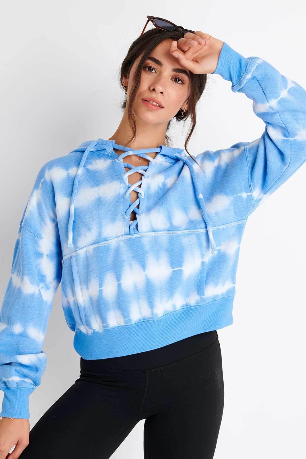 free people tie dye believer sweater