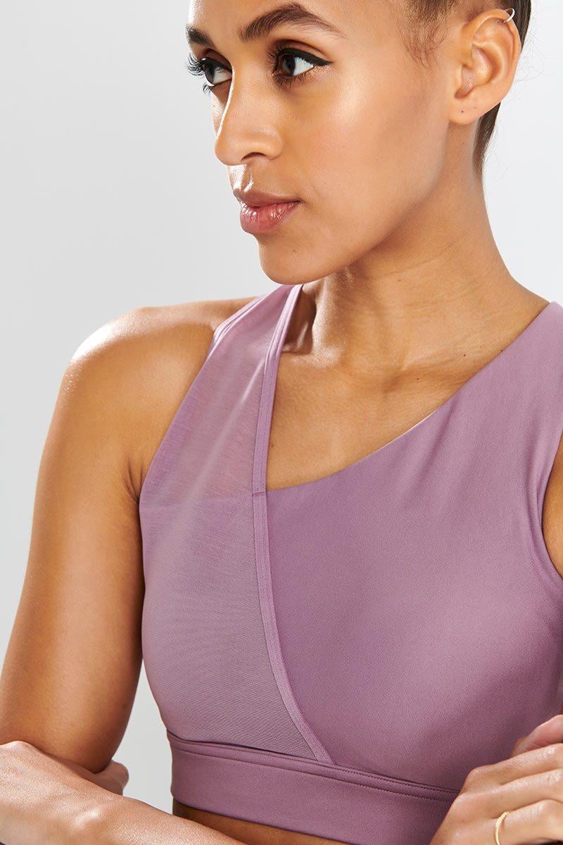 Download Under Armour Synthetic Vanish Asymmetrical Low Sports Bra ...