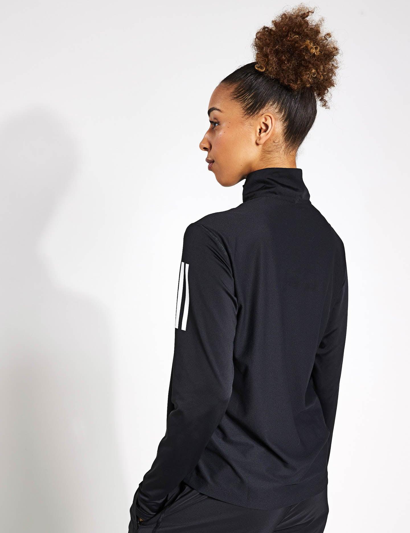 adidas Women's Own The Run Half-zip Jacket in Black Lyst UK