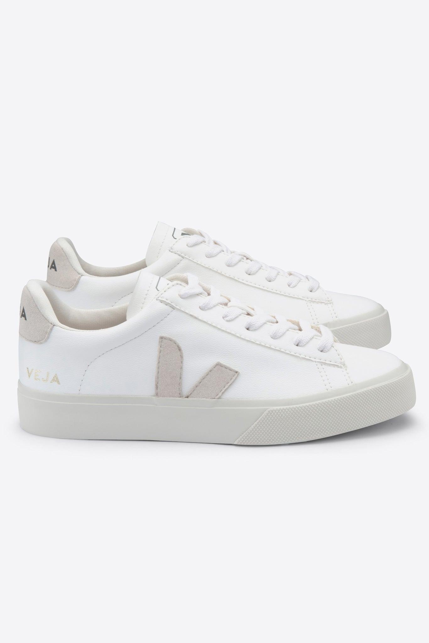 veja campo trainers white natural leather womens
