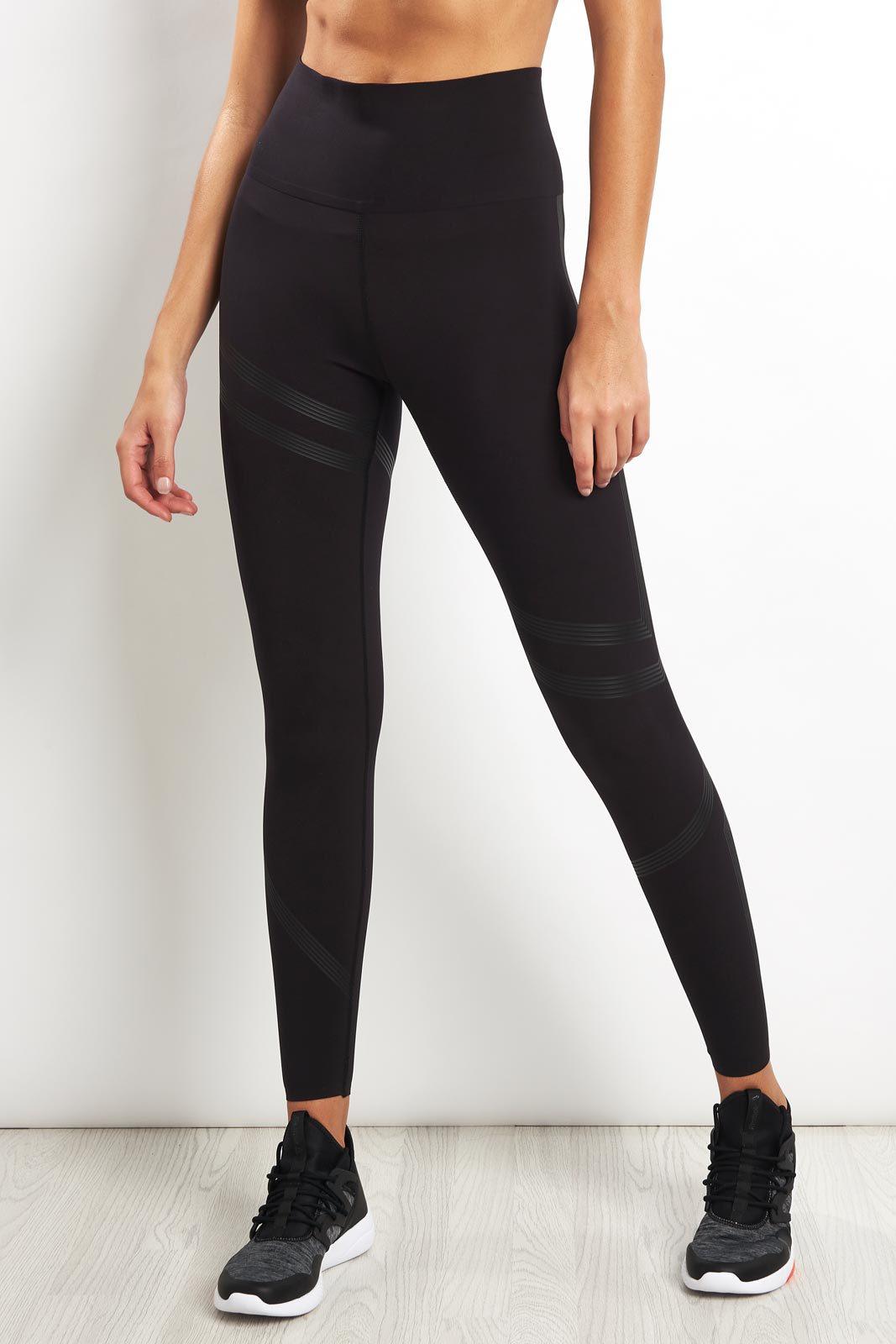 Reebok Synthetic Linear High-rise Tight 