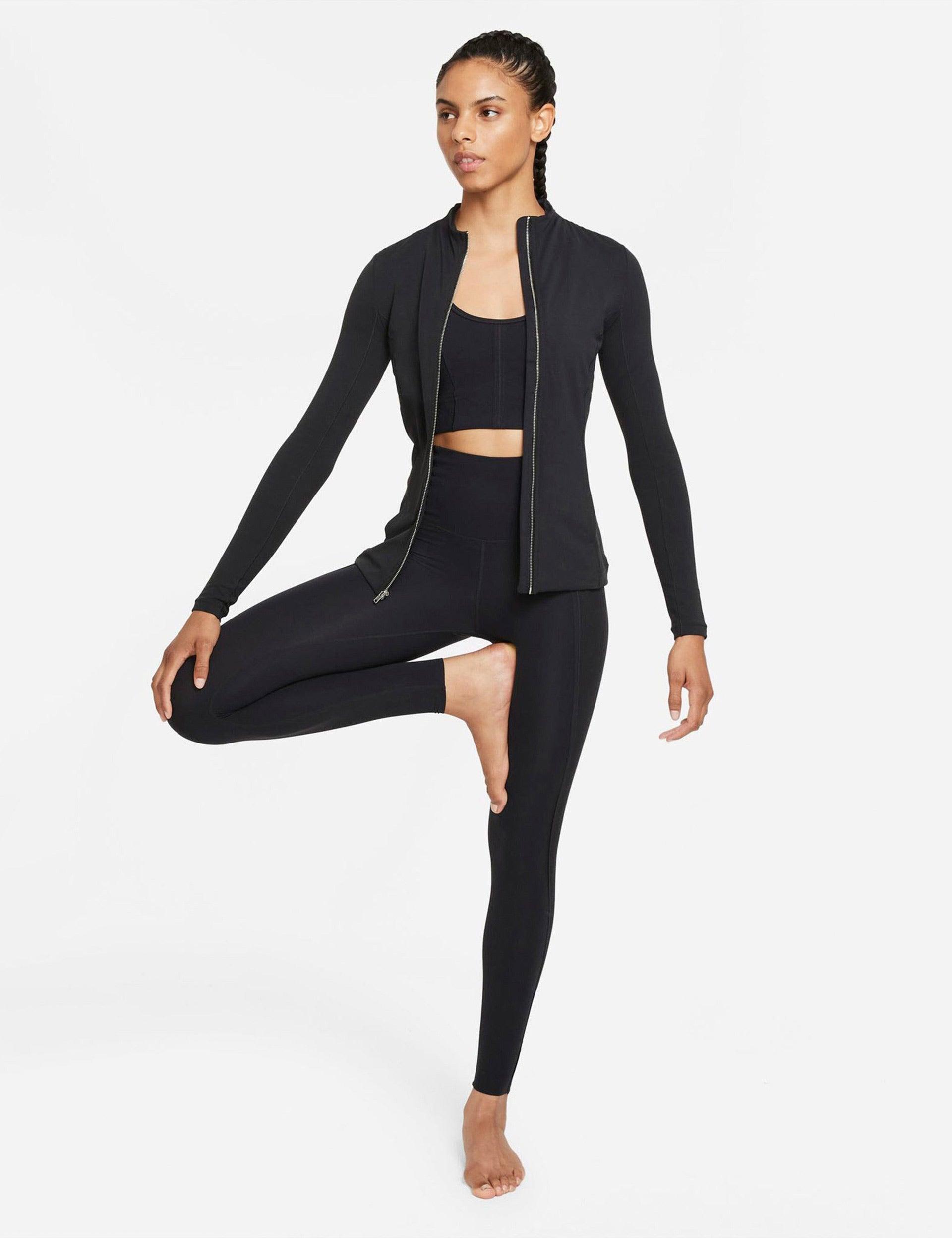 Nike Yoga Luxe Dri-fit Jacket in Blue | Lyst