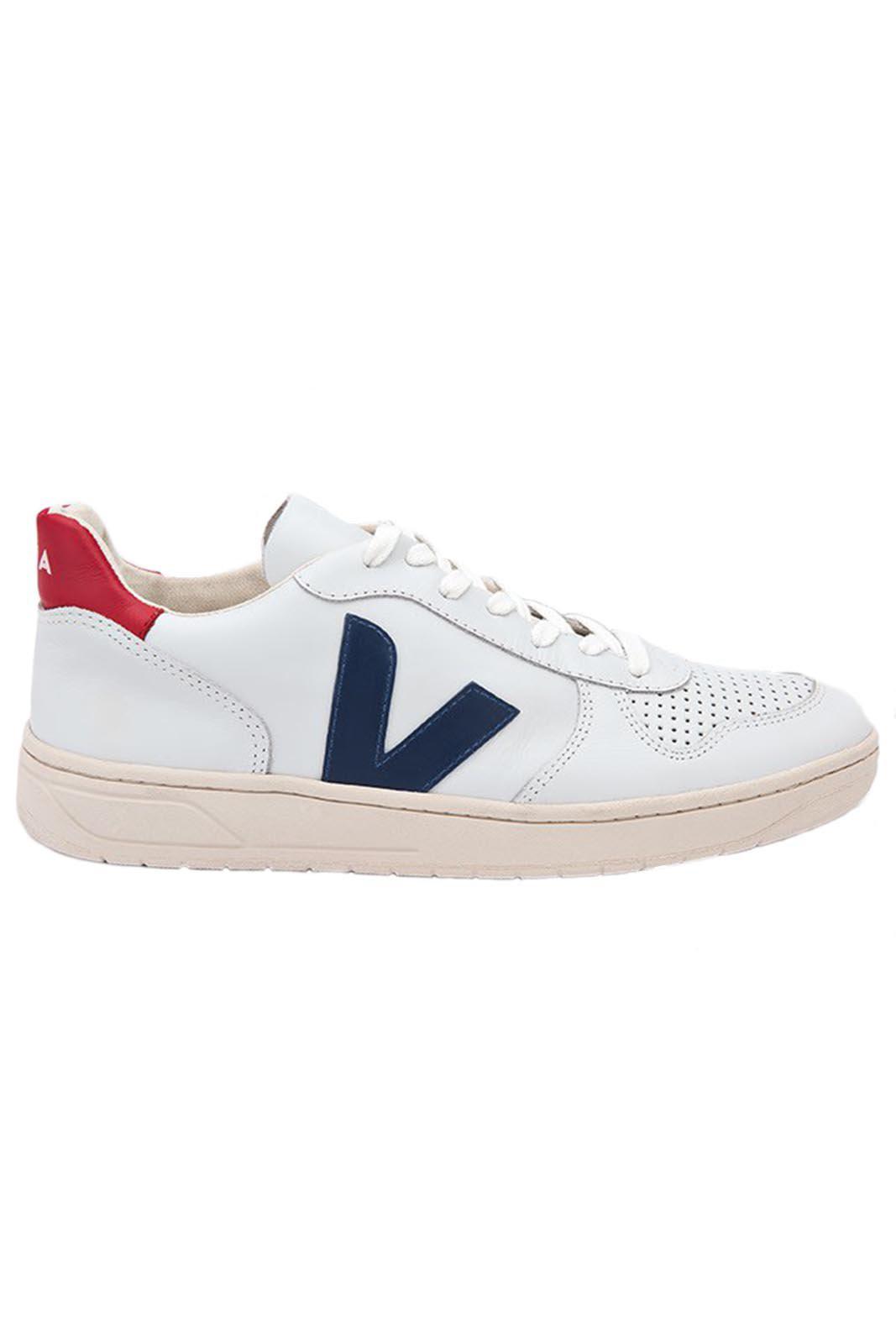 veja volley canvas sneaker in nautico pekin