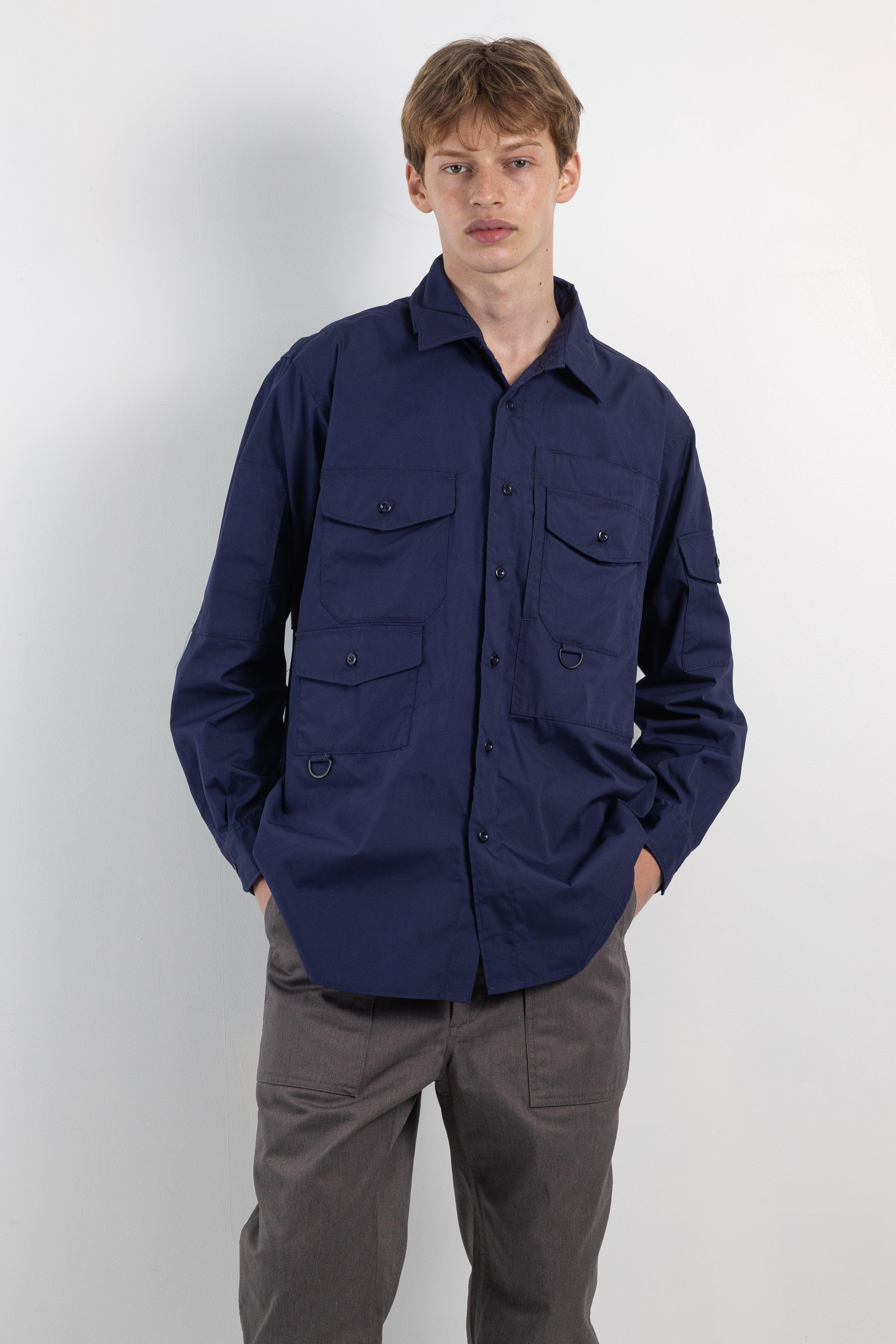 Engineered Garments Trail Shirt in Blue for Men | Lyst