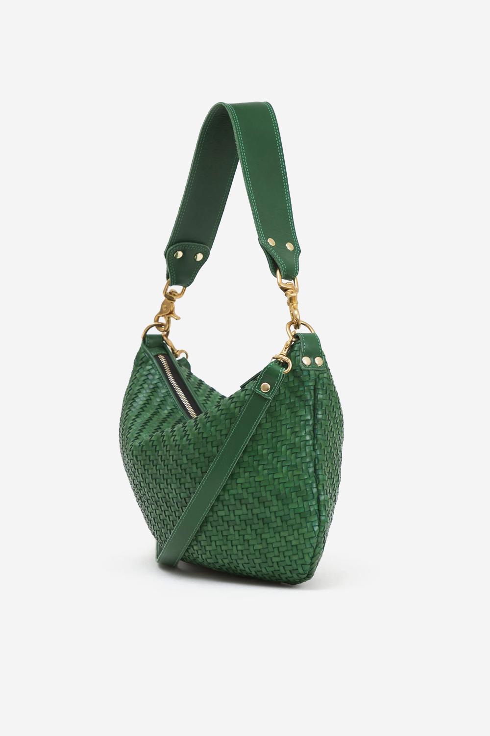 Womens Clare V. Petit Henri Pouch Green  Clare V. Bags & Small Accessories  - AICelluloids
