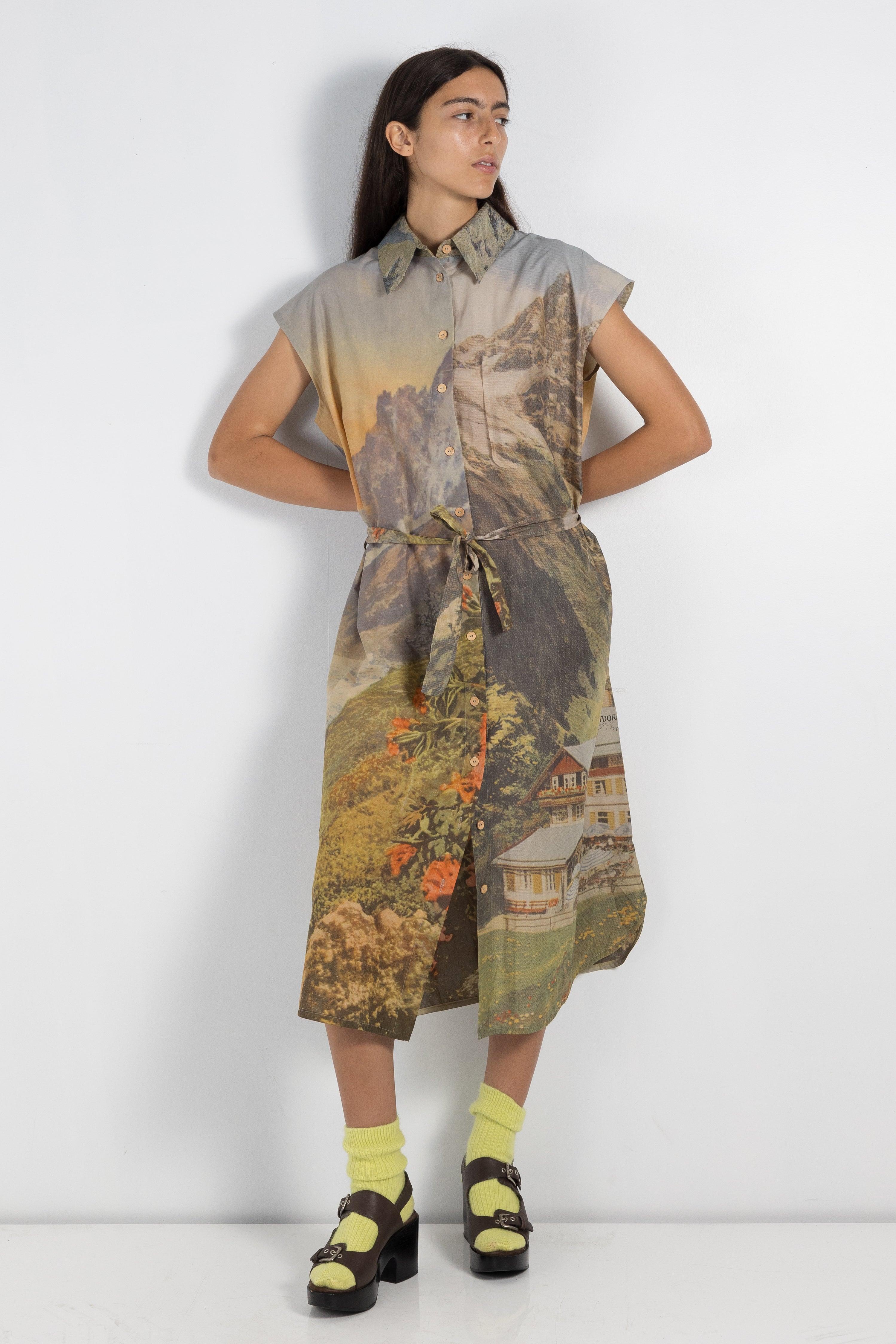 Anntian Shirt Dress Alpenrose | Lyst