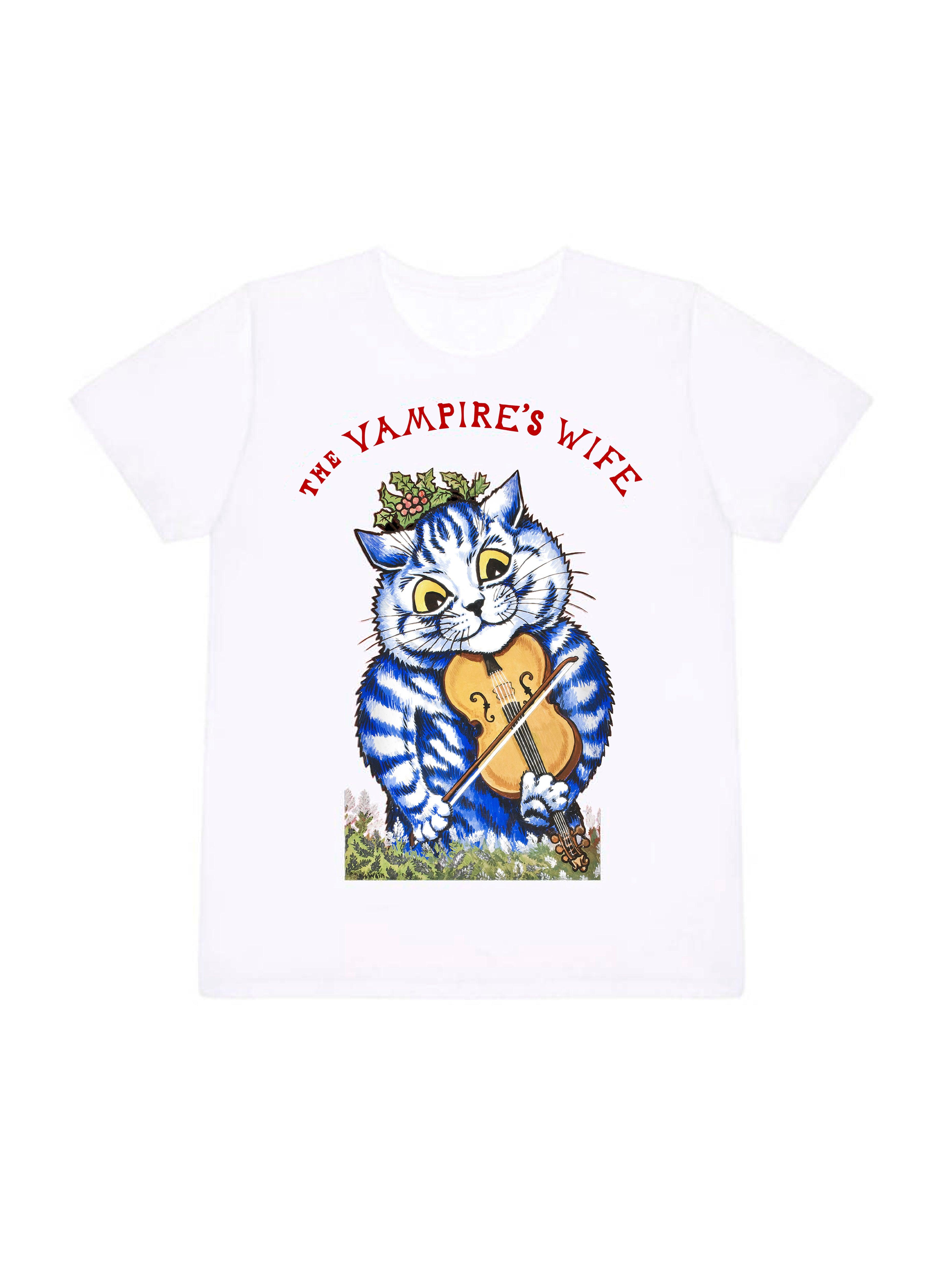 The Vampire's Wife The Christmas Cat T Shirt in White | Lyst