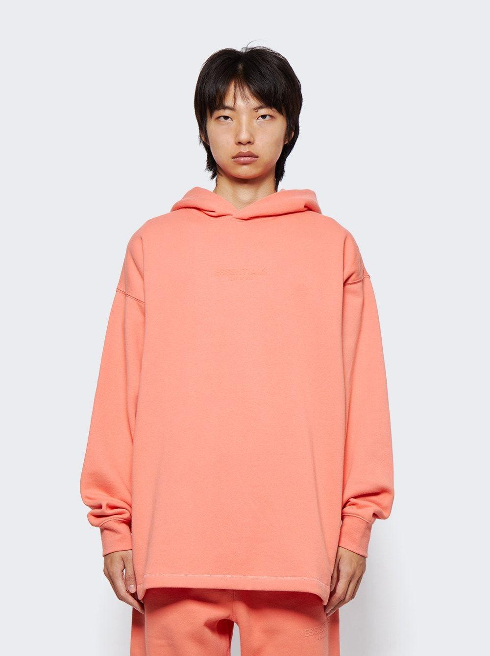 Pink fear online of god hoodie