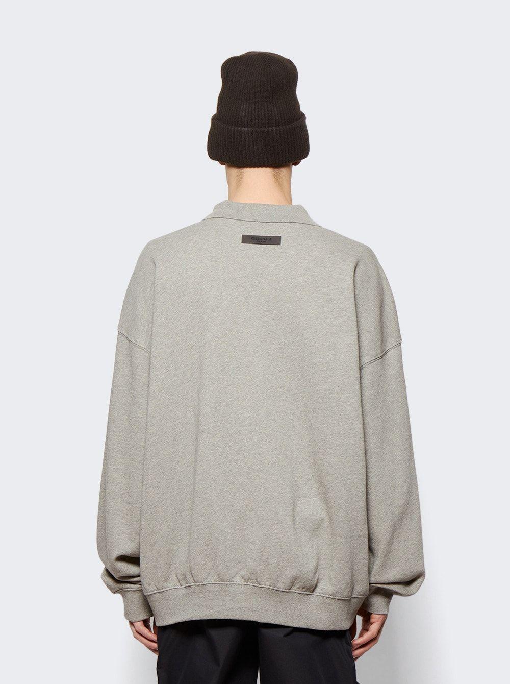 Fear of God ESSENTIALS Essentials Long-sleeve Polo in Gray for 
