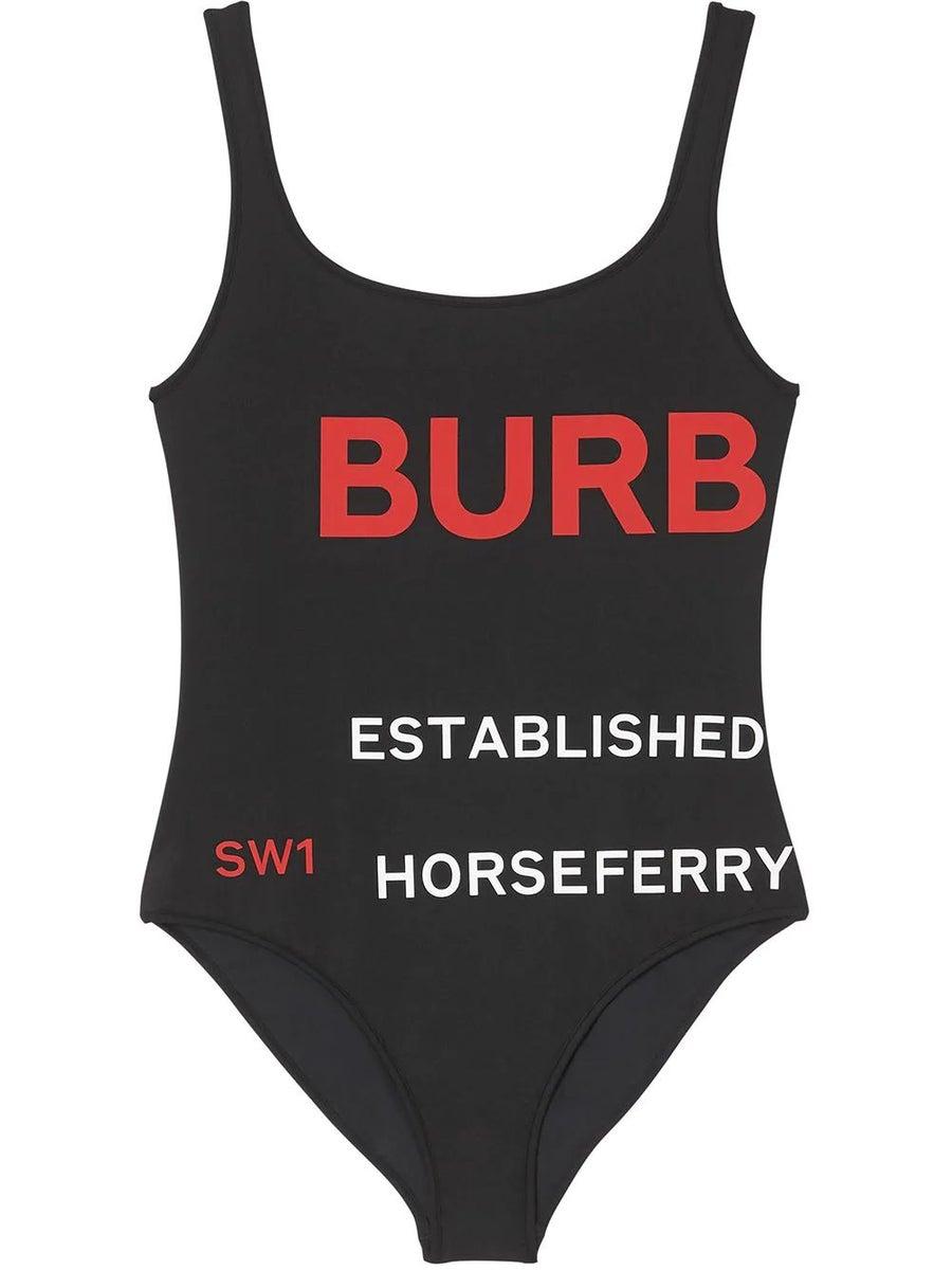 red burberry swimsuit