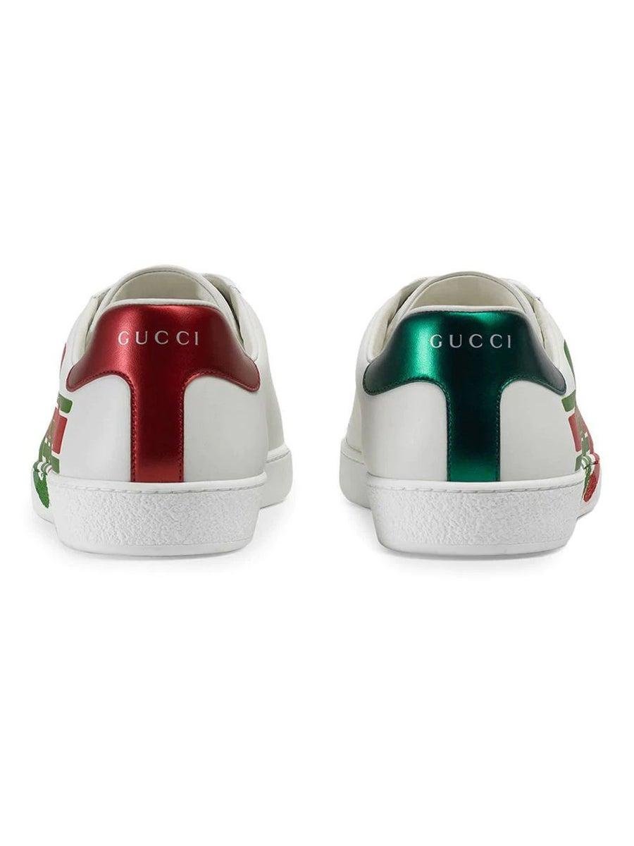 gucci green and red shoes