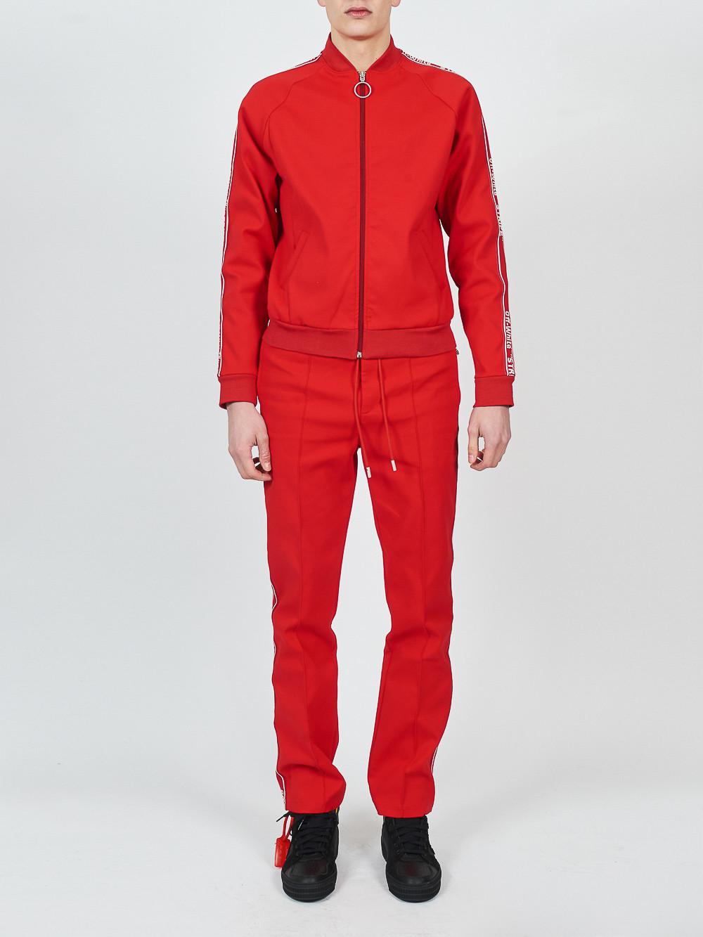 off white red track jacket