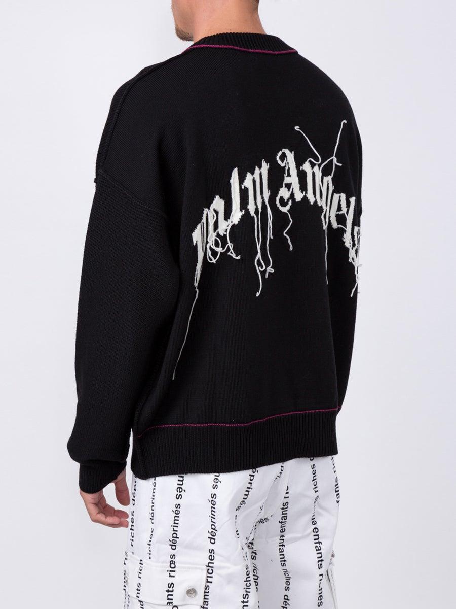 palm angels black jumper
