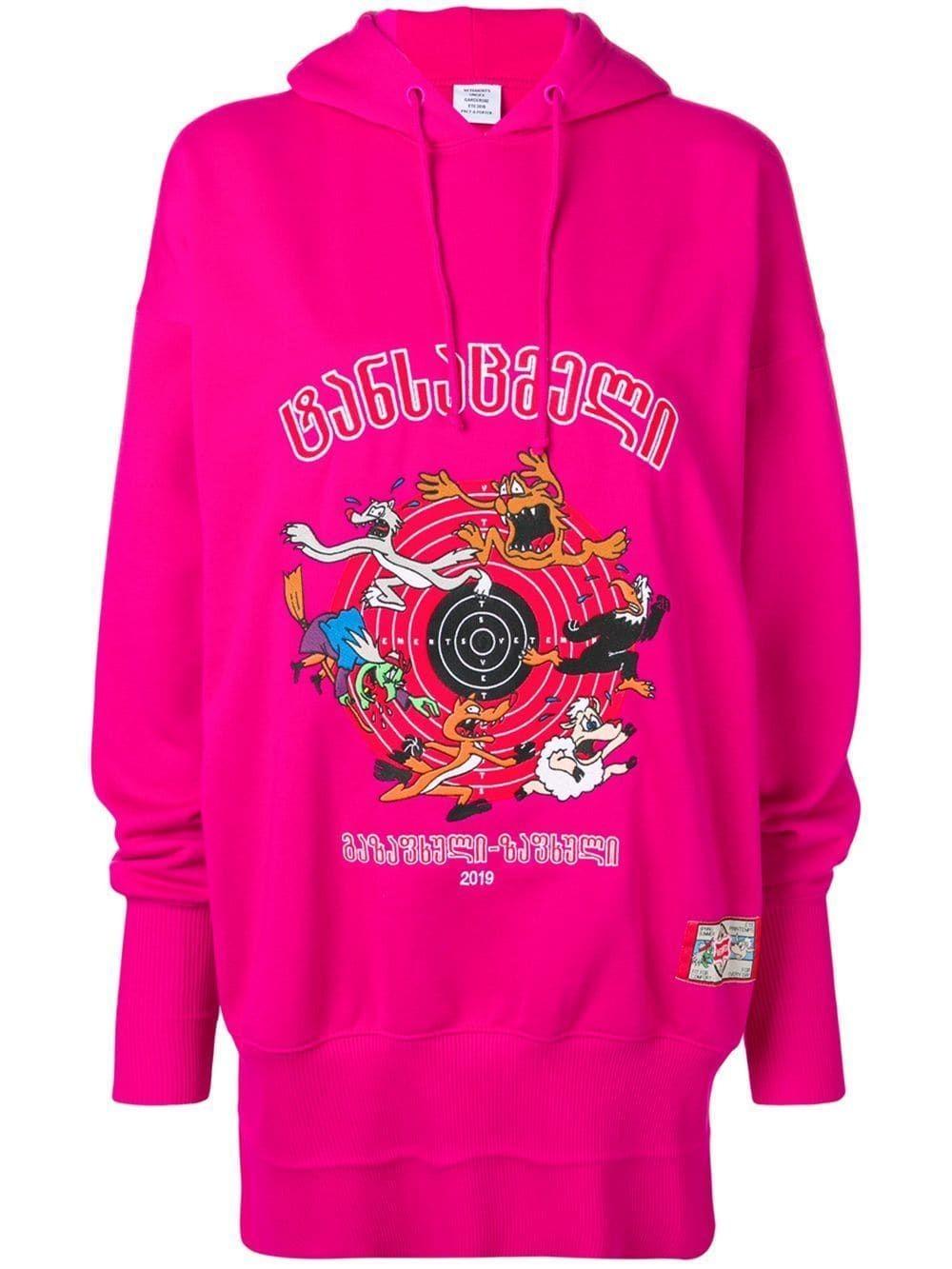 cartoon hoodie vetements