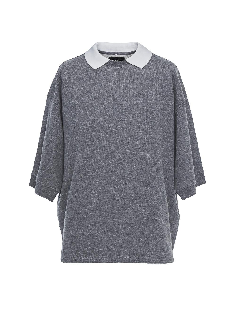 heavy terry crewneck sweatshirt