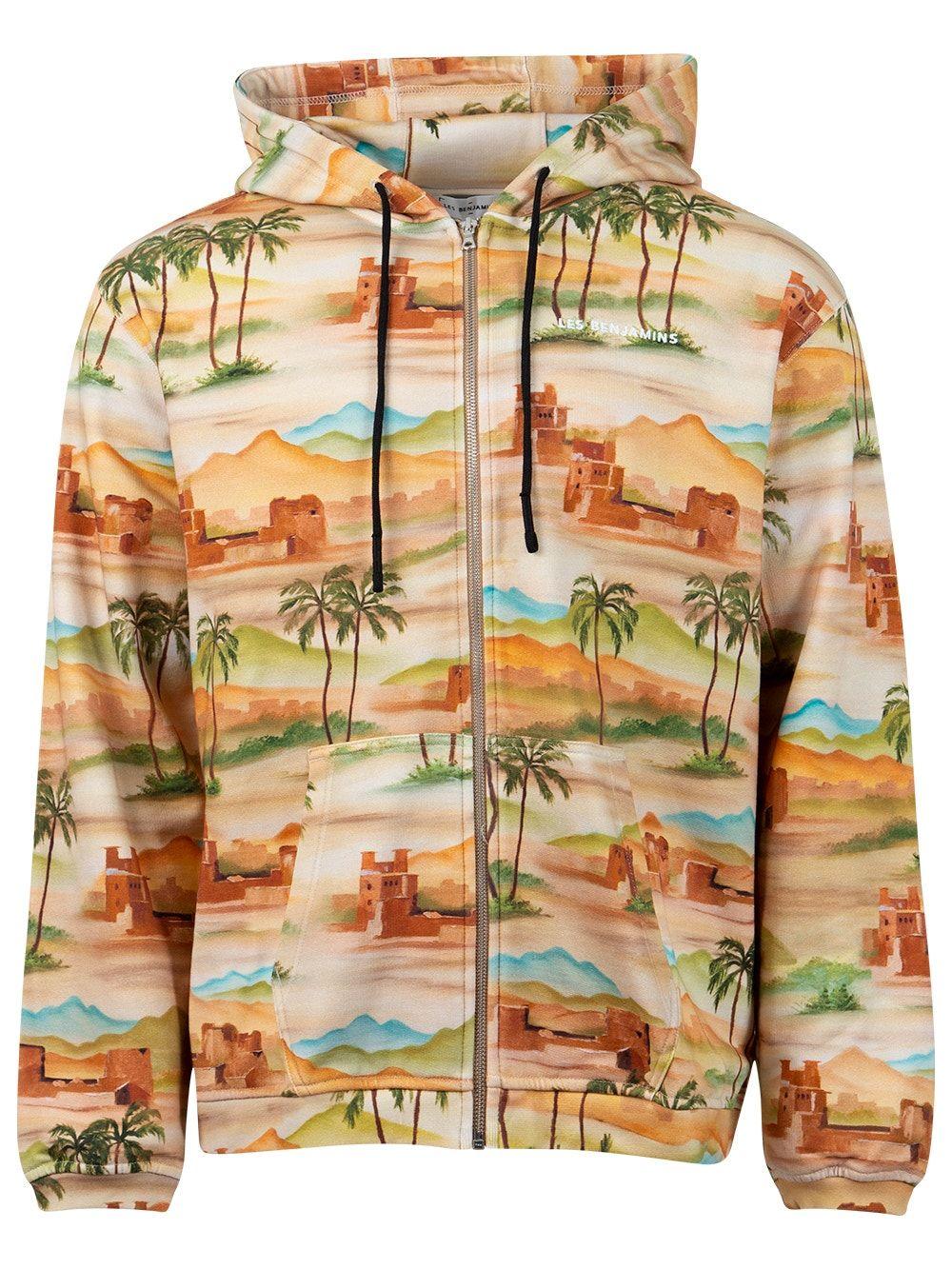 Les Benjamins Zip Hoodie 001 in Metallic for Men | Lyst