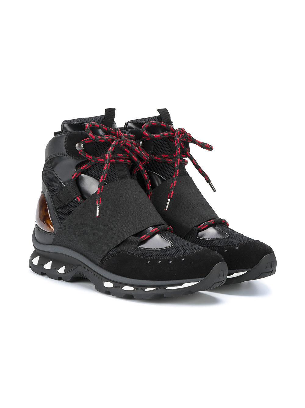 Givenchy Leather Trail Boot Sneakers in 