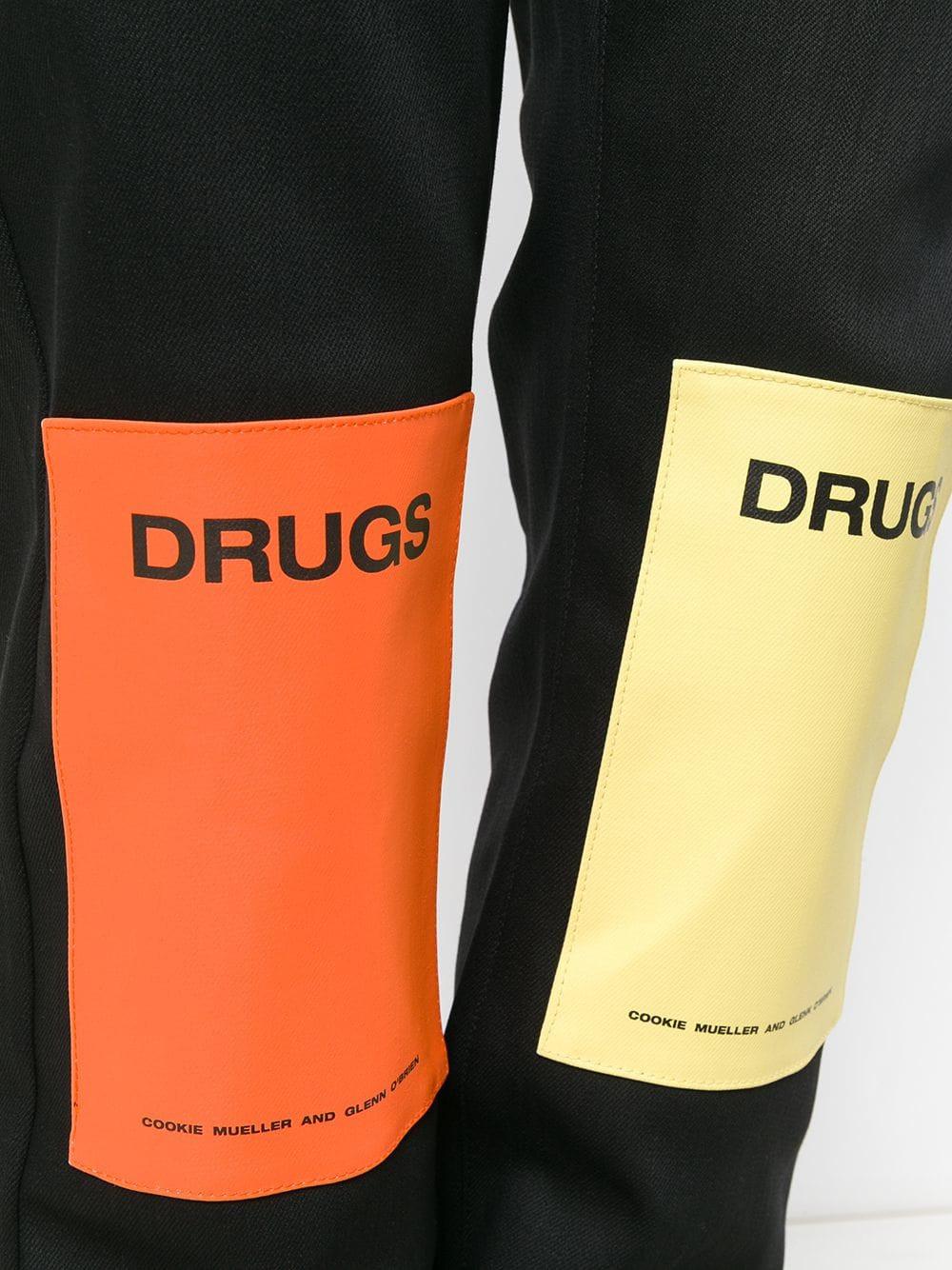raf simons drug pants