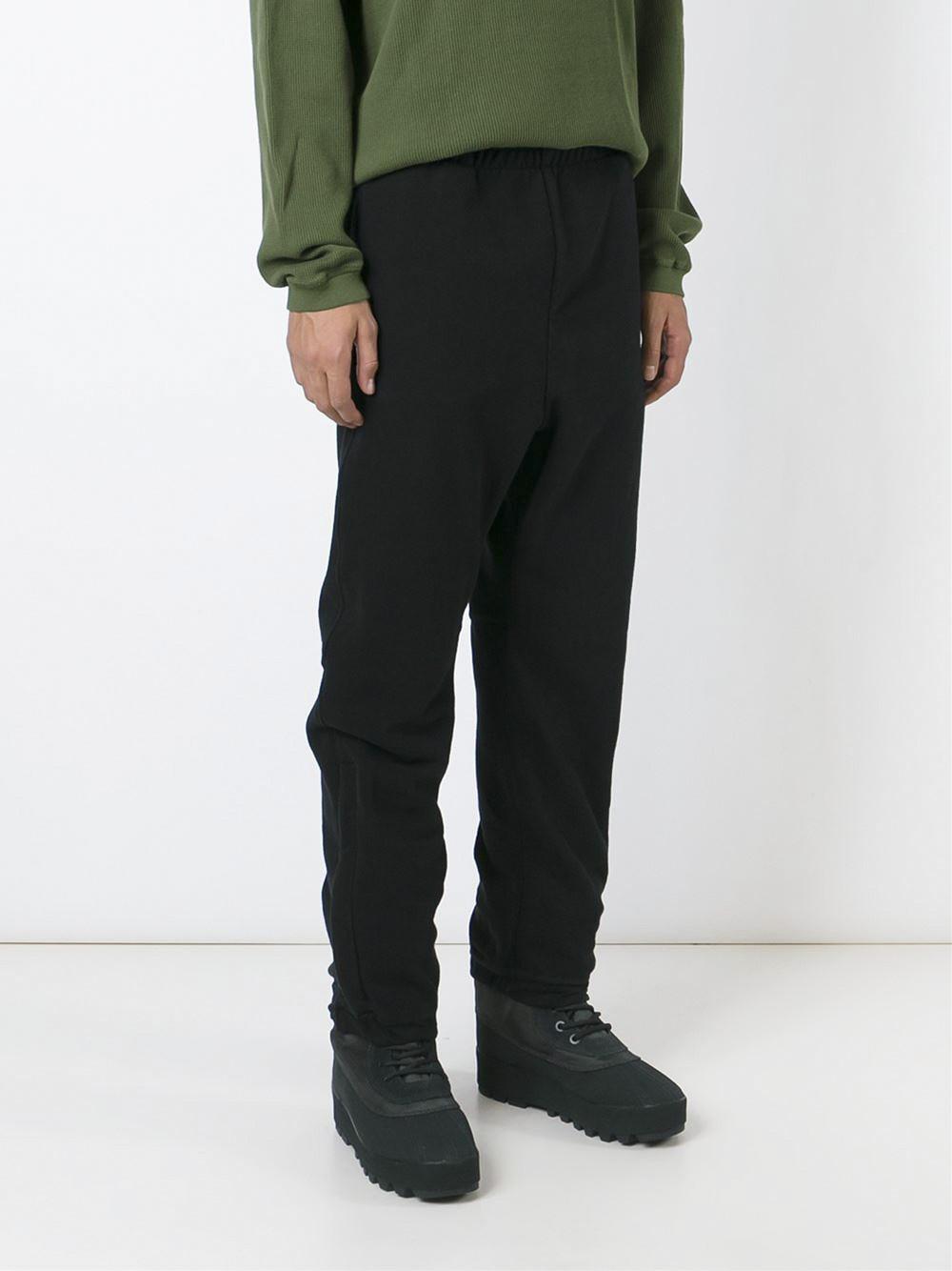 Kanye West Track Pants in Black for Men 