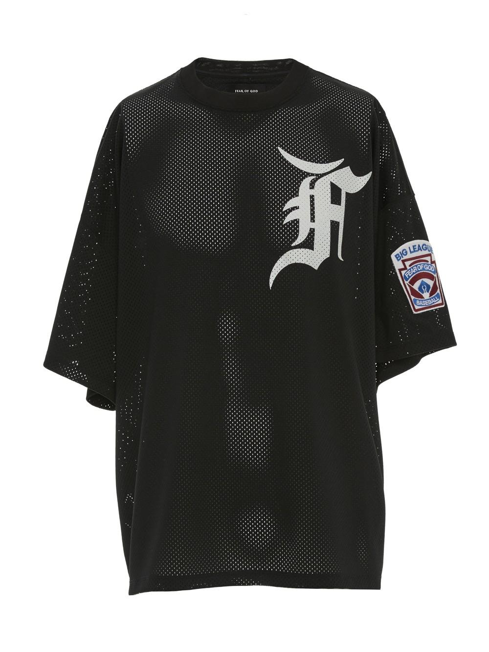 Fear of God Short-Sleeve Graphic Mesh Batting Practice Baseball Jersey T-Shirt