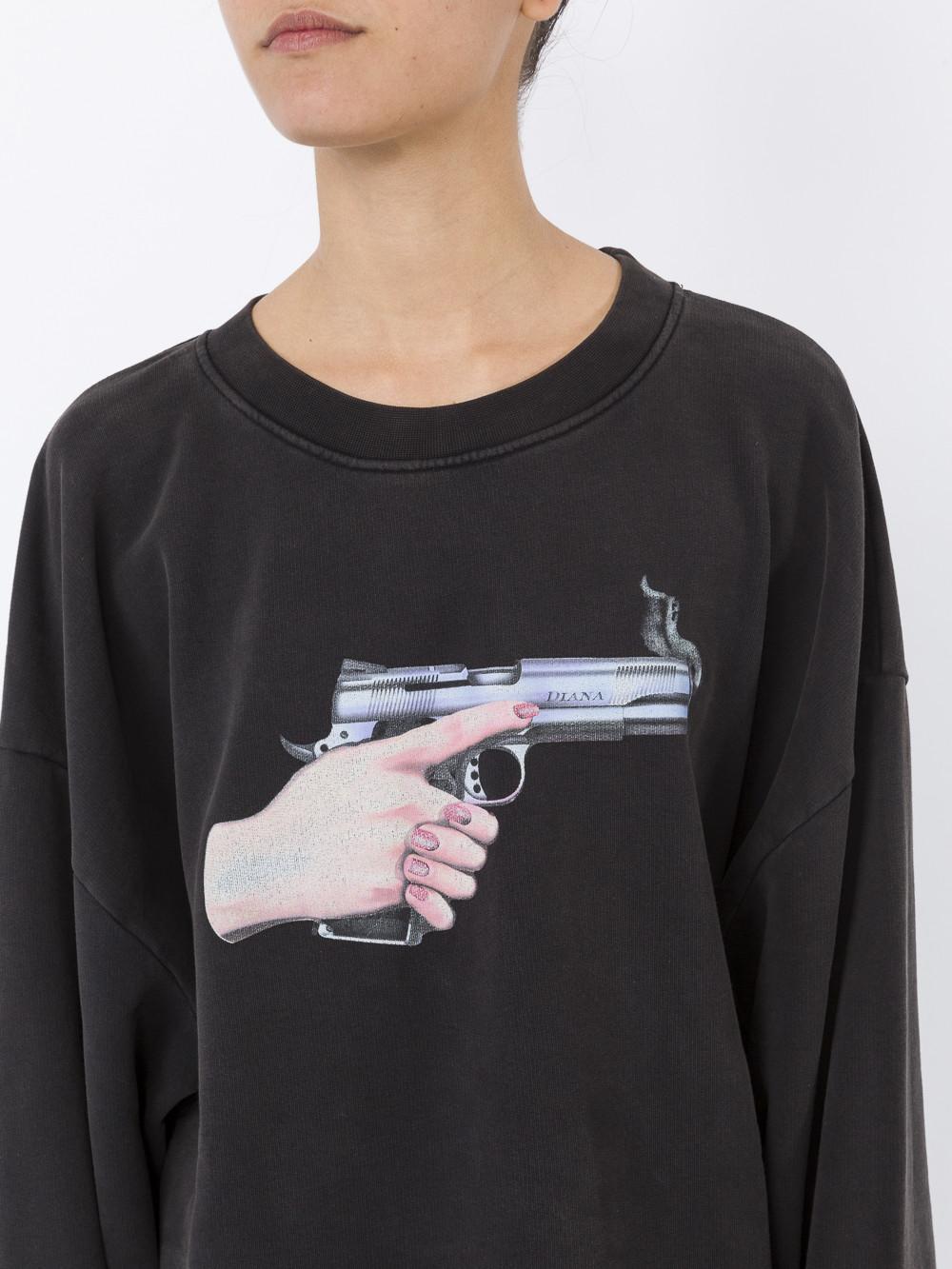 off white hand gun shirt