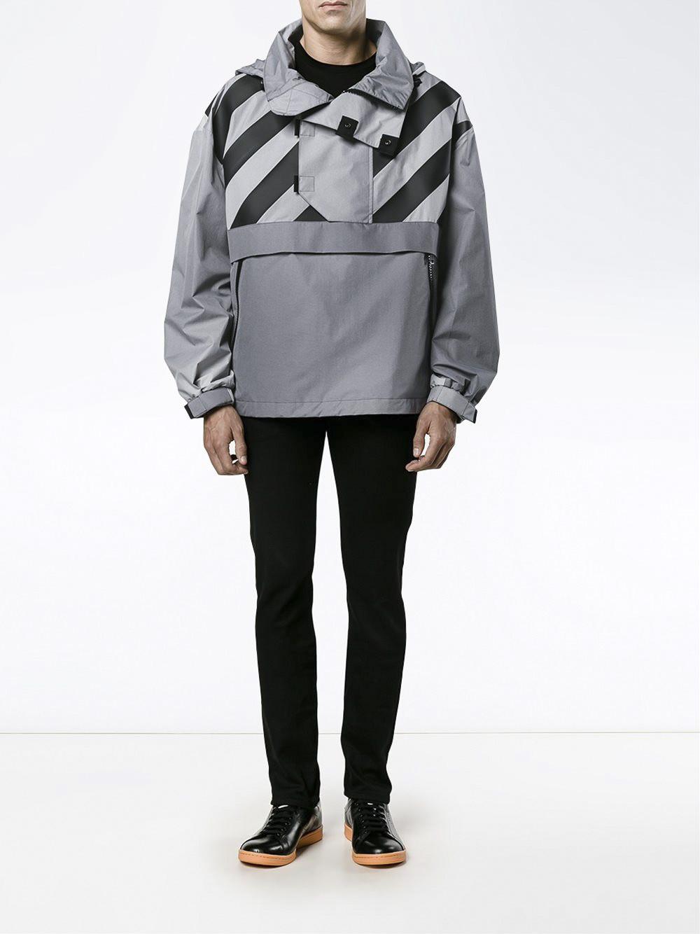 Moncler Synthetic X Off-white 'donville' Jacket for Men - Lyst